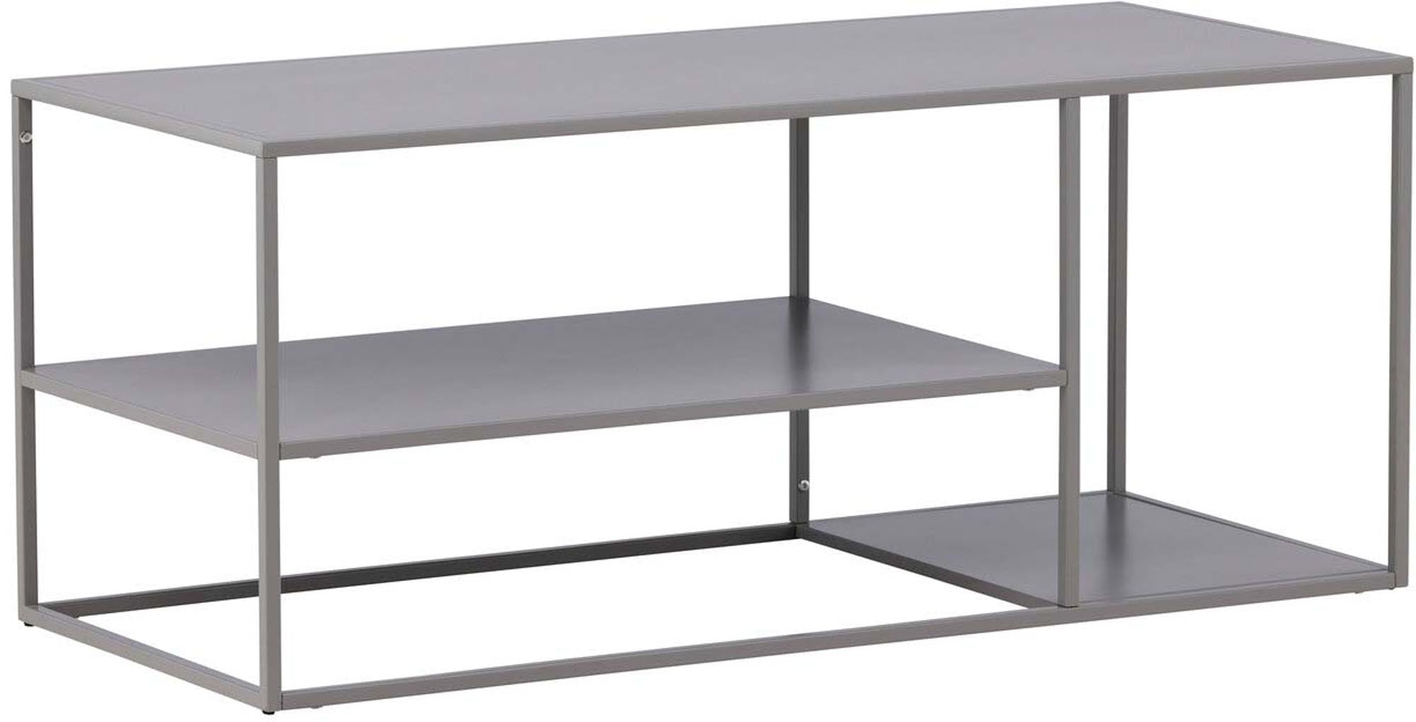 Moderner Staal Coffee Tisch von Venture Home: Elegantes Design aus pulverbeschichtetem Stahl, vielseitig einsetzbar und pflegeleicht für Ihr Zuhause.