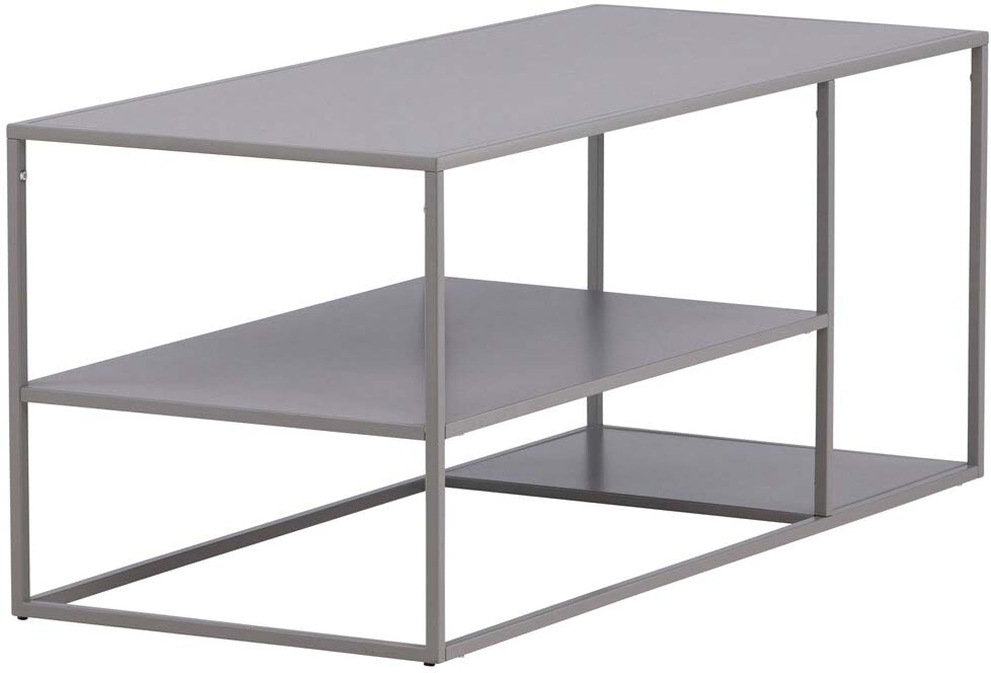 Entdecken Sie den Staal Coffee Tisch von Venture Home: Ein stilvoller, robuster Tisch aus pulverbeschichtetem Stahl, ideal für jedes moderne Wohnzimmer.