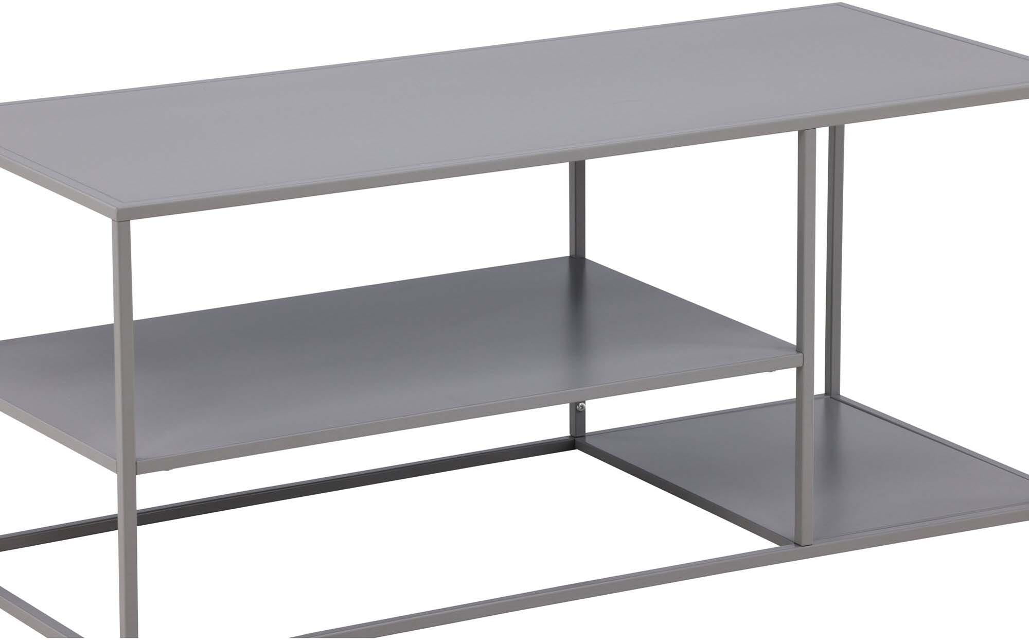 Staal Coffee Tisch von Venture Home: Eleganter, industrieller Beistelltisch aus pulverbeschichtetem Stahl für vielseitige Nutzung und modernes Ambiente.