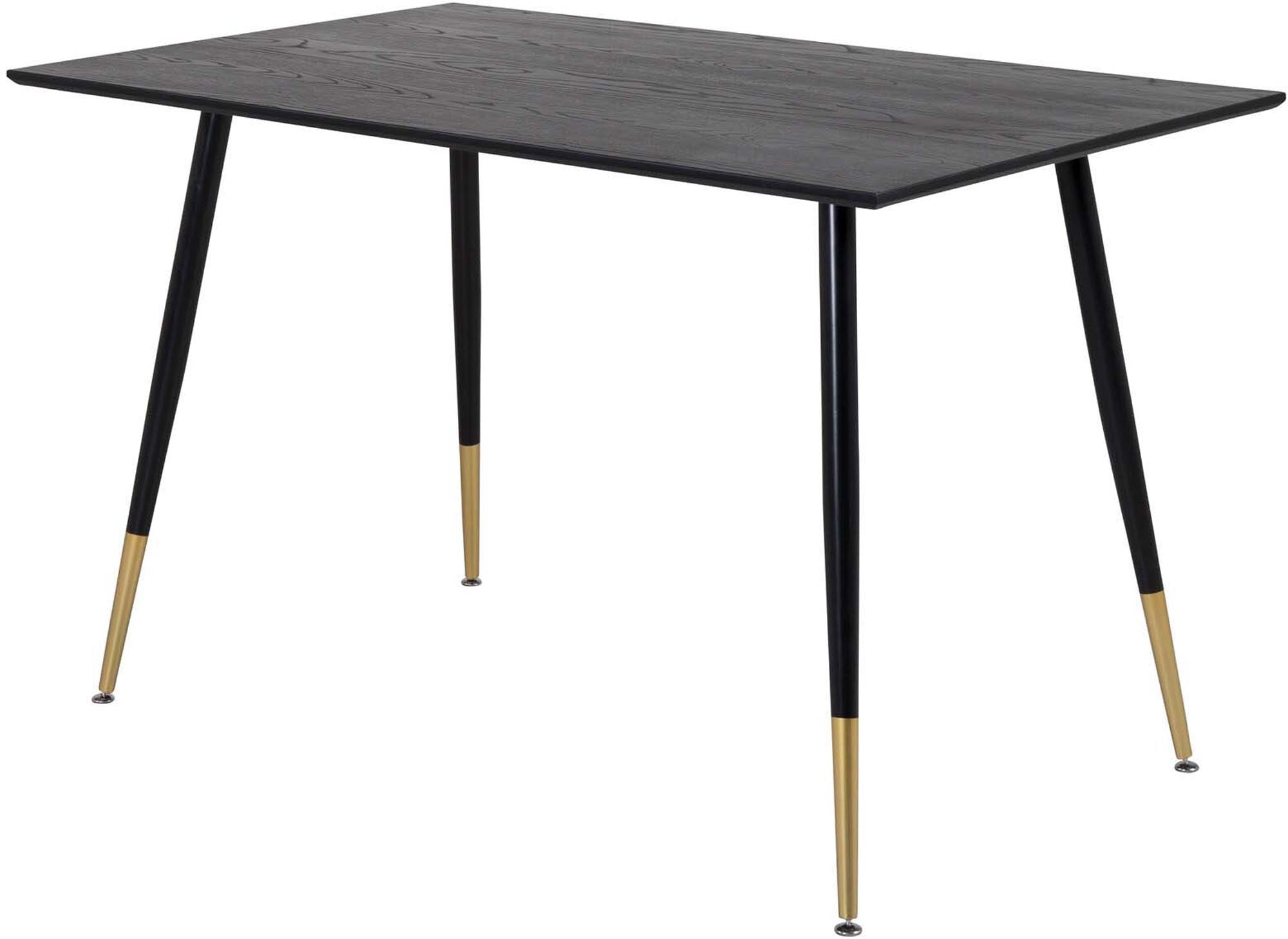 Dipp Esstisch in Schwarz/Gold präsentiert im Onlineshop von KAQTU Design AG. Esstisch ist von Venture Home