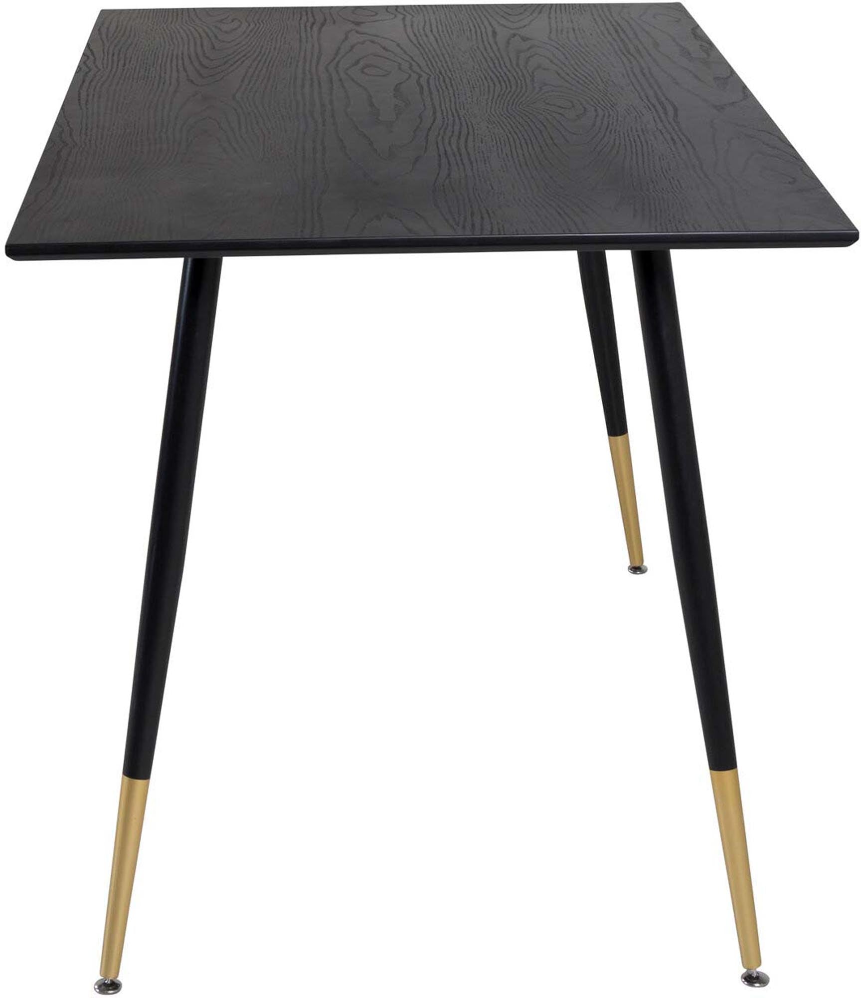 Dipp Esstisch in Schwarz/Gold präsentiert im Onlineshop von KAQTU Design AG. Esstisch ist von Venture Home