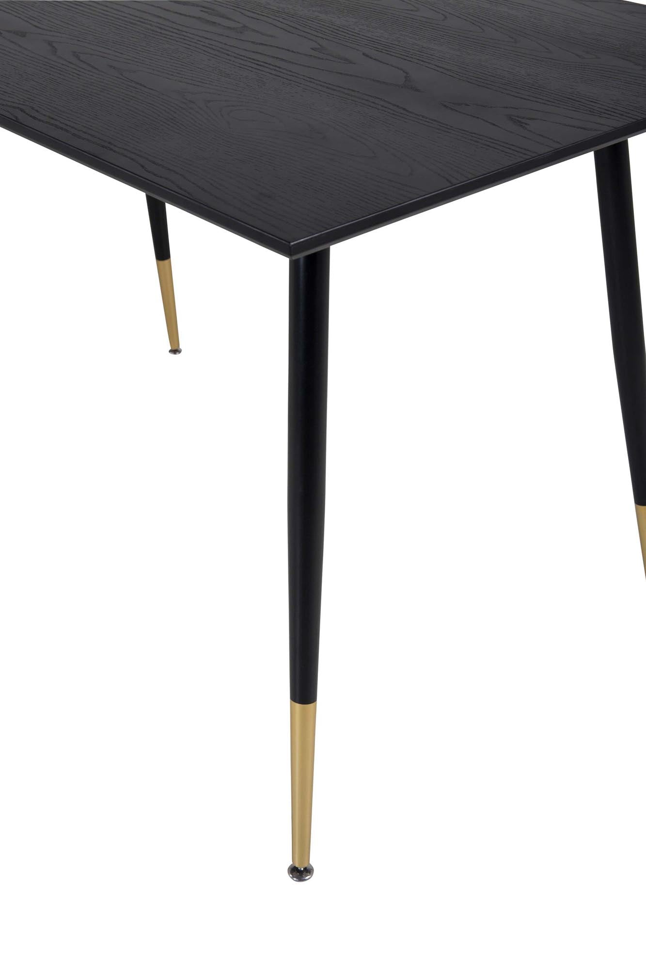 Dipp Esstisch in Schwarz/Gold präsentiert im Onlineshop von KAQTU Design AG. Esstisch ist von Venture Home