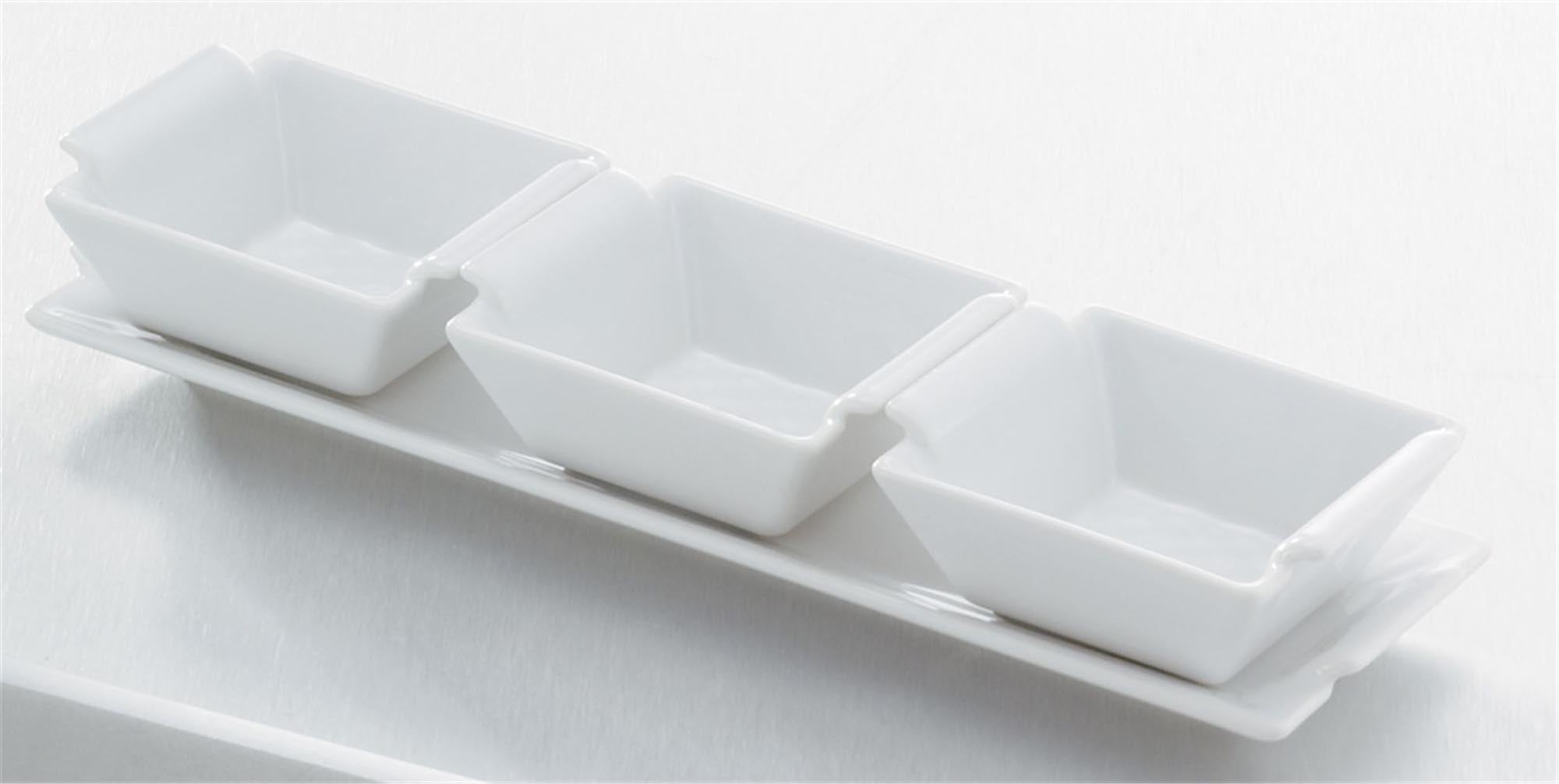 Elegantes, quadratisches Mini Schälchen in Weiß, 6 cm, ideal für Snacks oder Dips. Perfekte Ergänzung für jeden Tisch und jede Gelegenheit.