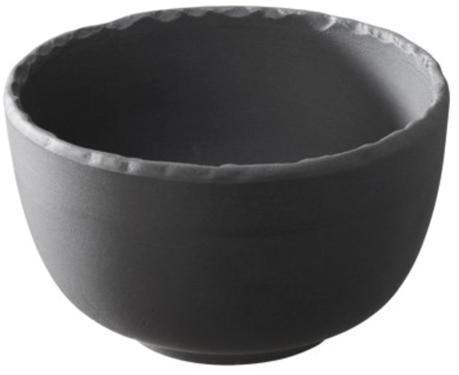 Froisse Knitterbecher Espresso 8cl in abyssblau von Revol, stilvolle Espressotasse mit einzigartiger, knitteriger Oberfläche.