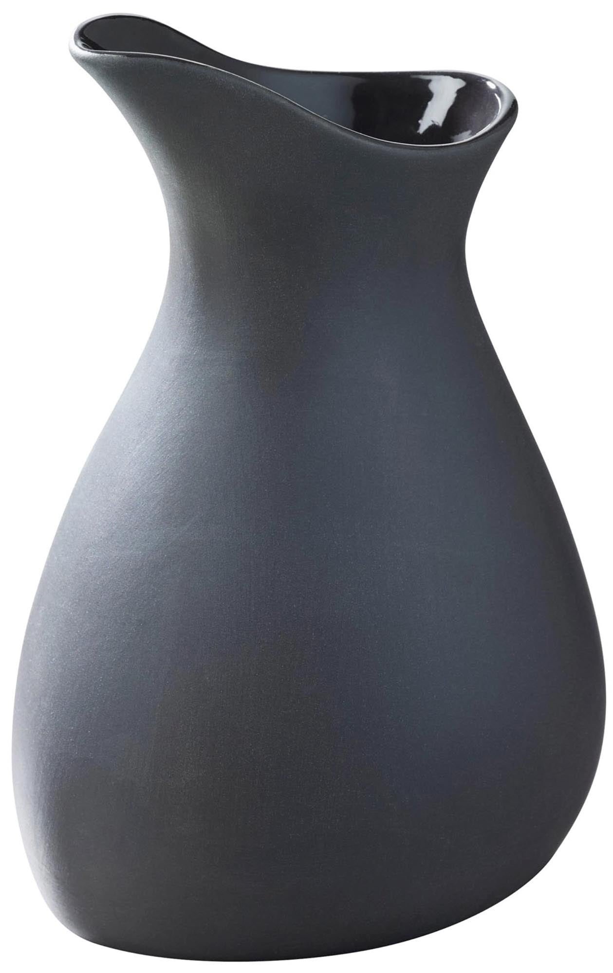 Elegante Saucen-Kanne 25 cl von Revol im Schiefer-Stil mit schwarzem Innenleben. Ideal für Saucen, langlebig und stilvoll. Perfekt für jede Tafel!