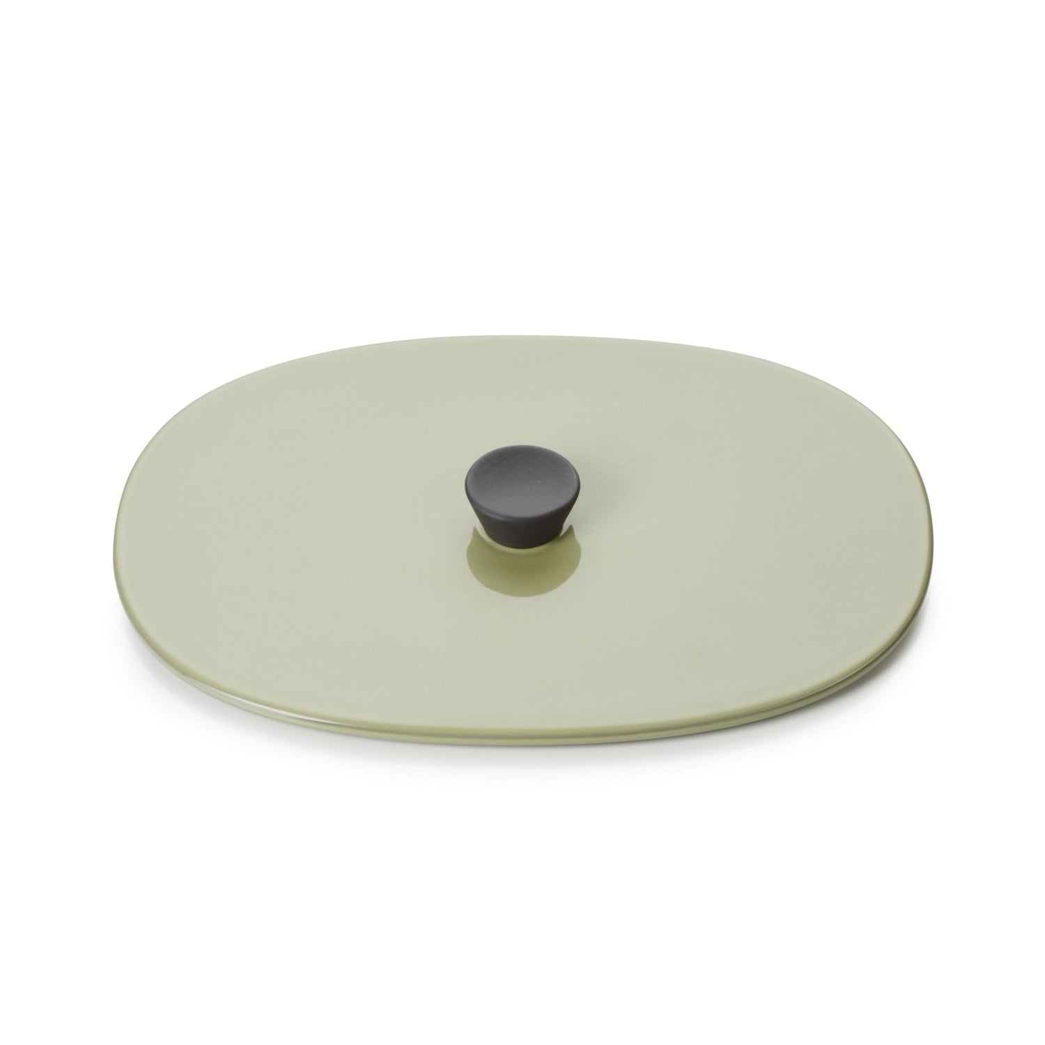 Stilvoller Kardamom-Deckel für die 26x18,5 cm Auflaufform von Revol, ideal zum Abdecken und Servieren köstlicher Speisen.