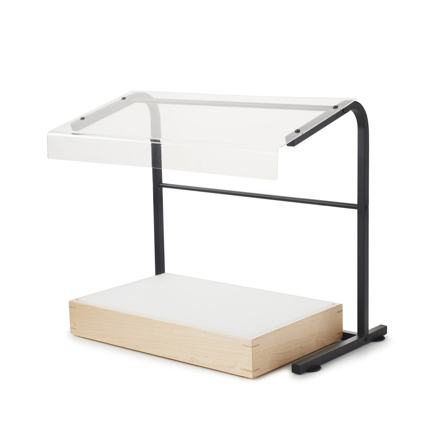 Sichern Sie Hygiene und Stil mit dem mobilen Spuckschutz von Revol. Matt Schwarz, robustes Metall und klare Acrylpaneele für Gastronomie und Events.