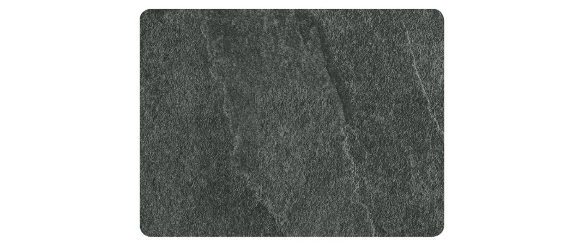 Elegantes 15x20cm Servierbrett im Schiefer-Look von Roltex: robust, kratzfest, ideal für Snacks und stilvolle Präsentationen.