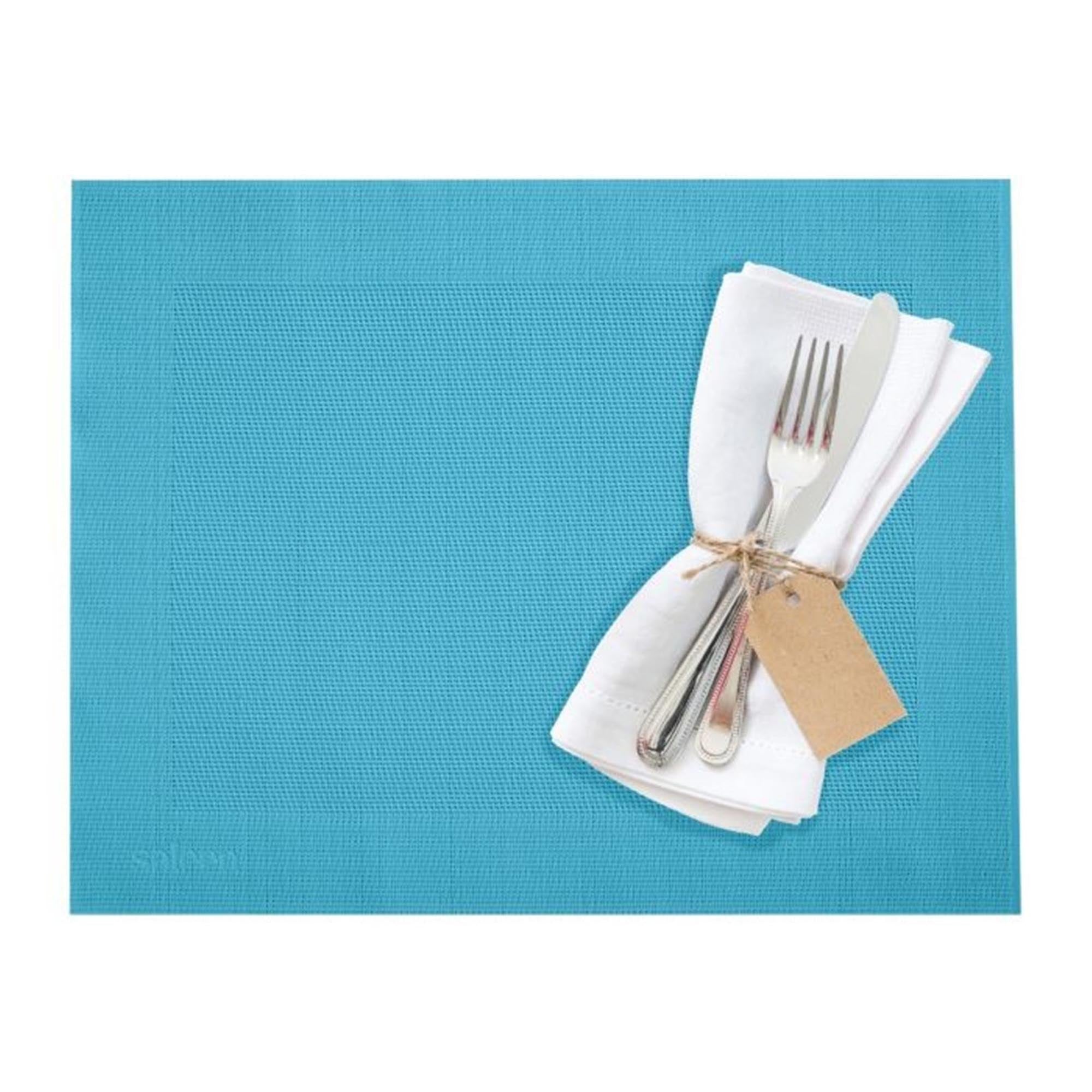 Elegantes Tischset in aquamarin, rechteckig, 32x42cm, von Westmark. Perfekt für stilvolle Tischdekoration und Schutz.