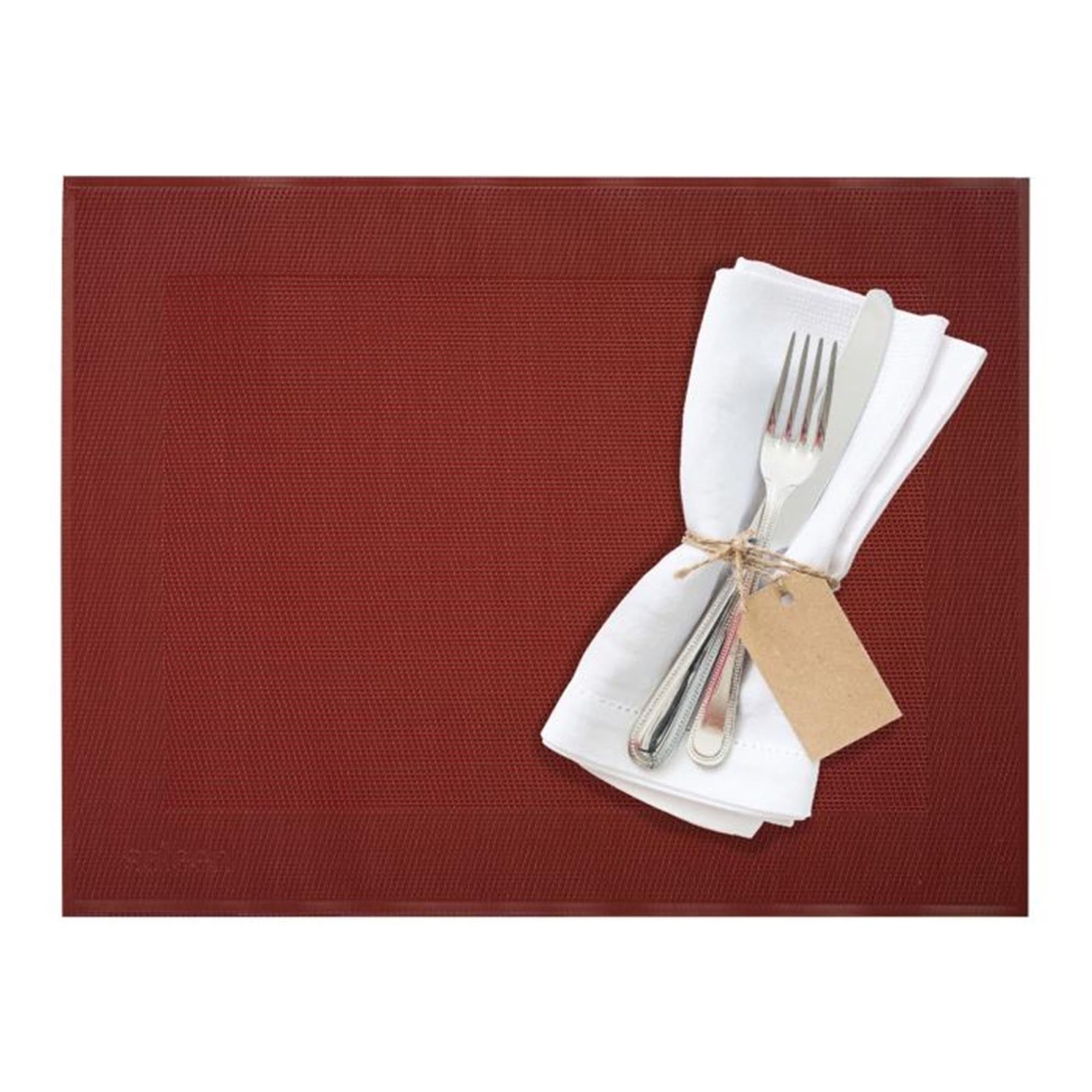 Elegantes Tischset in Bordeaux von Westmark, rechteckig, 32x42cm, ideal für stilvolle Tischdekoration und Schutz.
