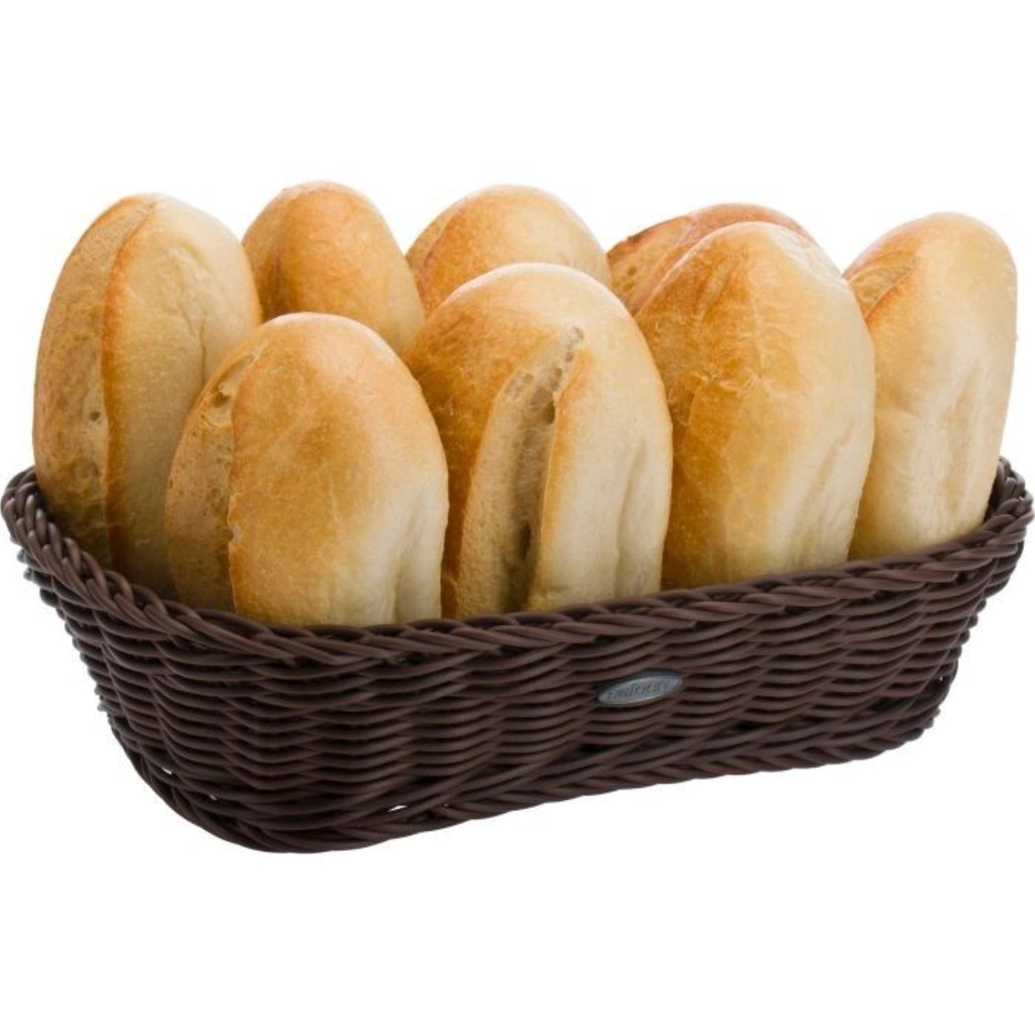 Der rechteckige Korb von Westmark (26,5x19x7 cm) aus robustem braunem Polypropylen ist perfekt für die stilvolle Aufbewahrung von Backwaren, Obst und mehr.