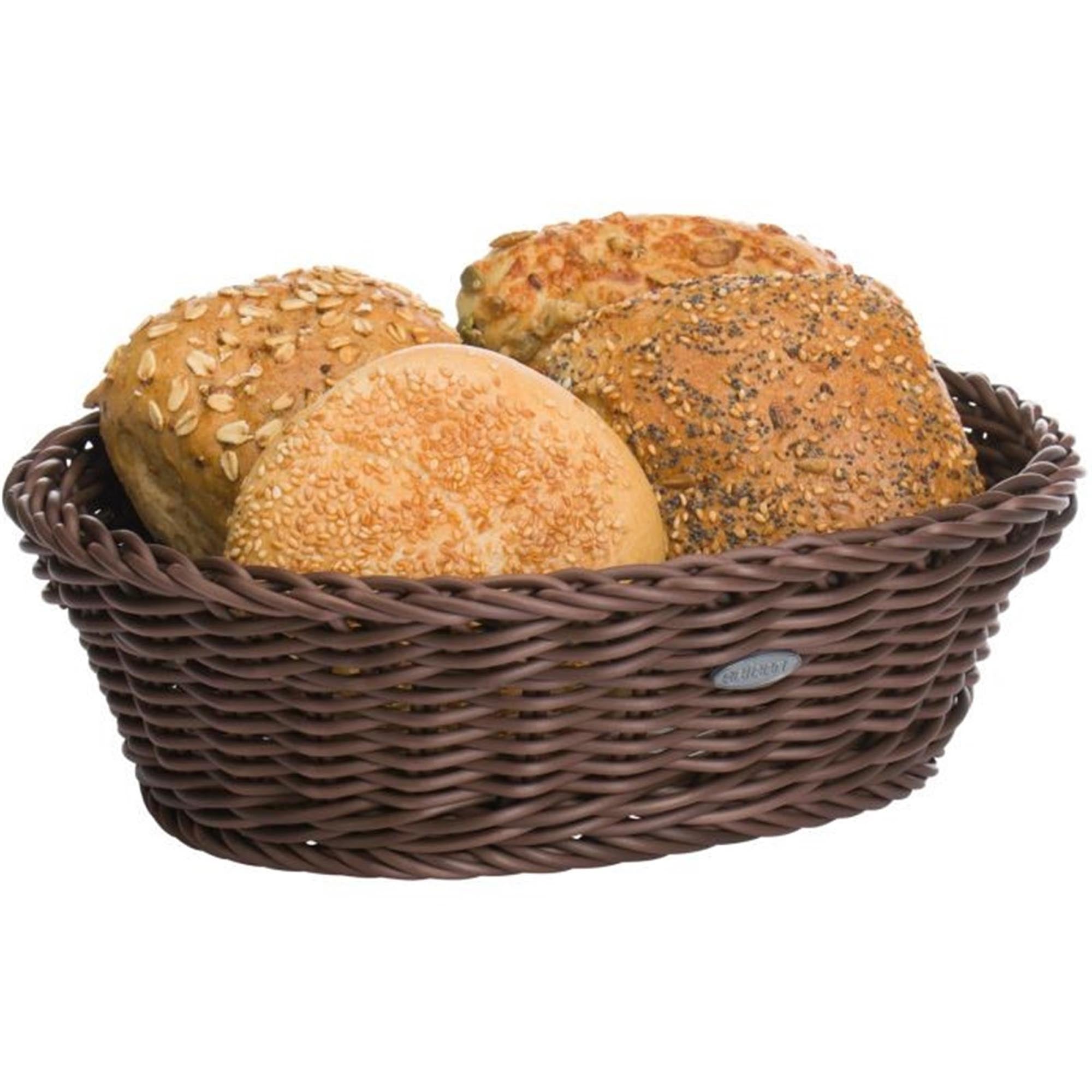 Elegante ovale Schale von Westmark in Braun, Masse 25,5x19x8cm, ideal für stilvolles Servieren und Dekorieren.