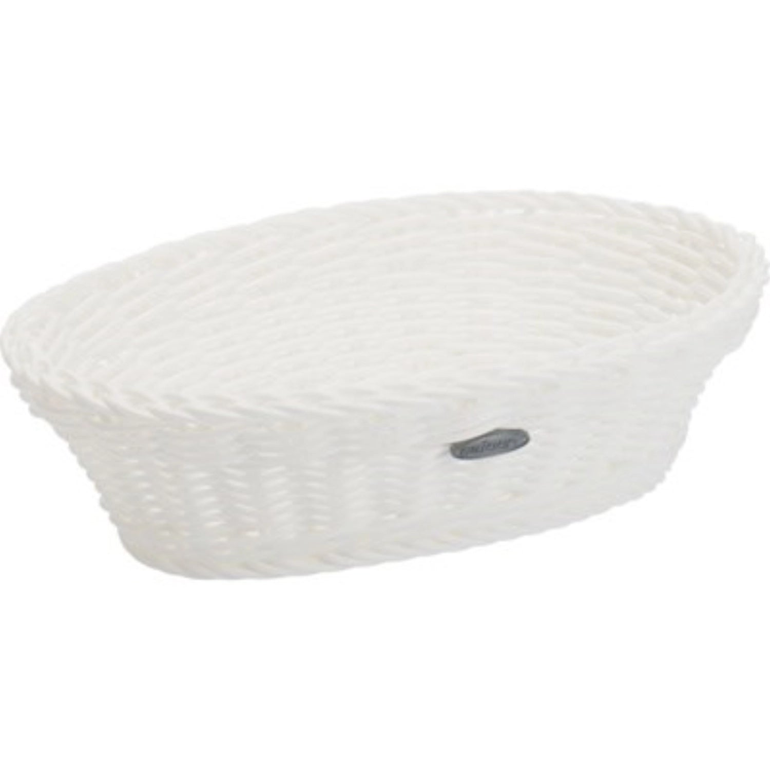 Entdecken Sie den ovalen Tischkorb von Westmark (23,5x16x6,5cm) in Weiß. Ideal für Brötchen, Snacks und als stilvolle Tischdekoration.