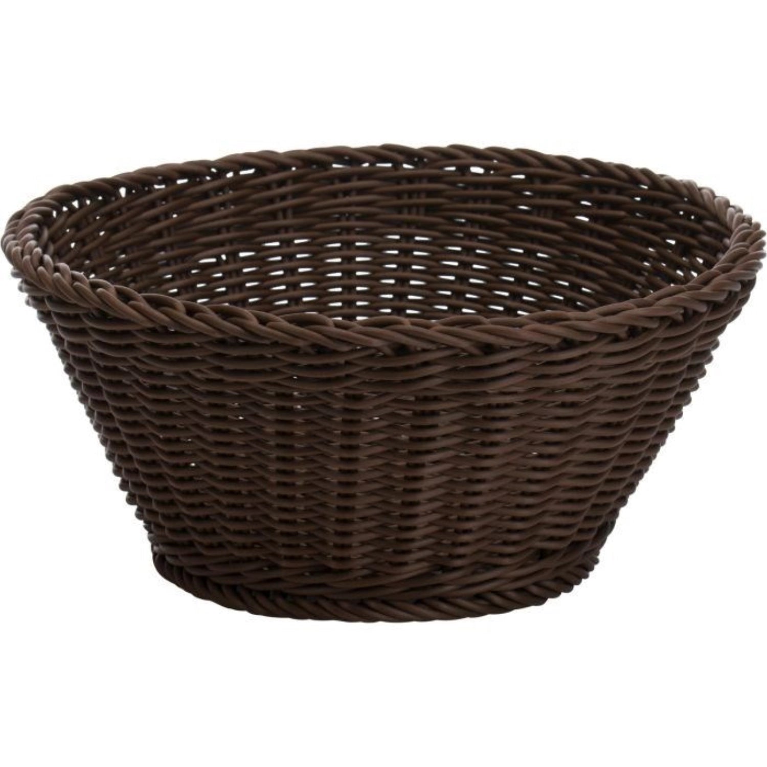 Korb rund, braun, 18x10cm