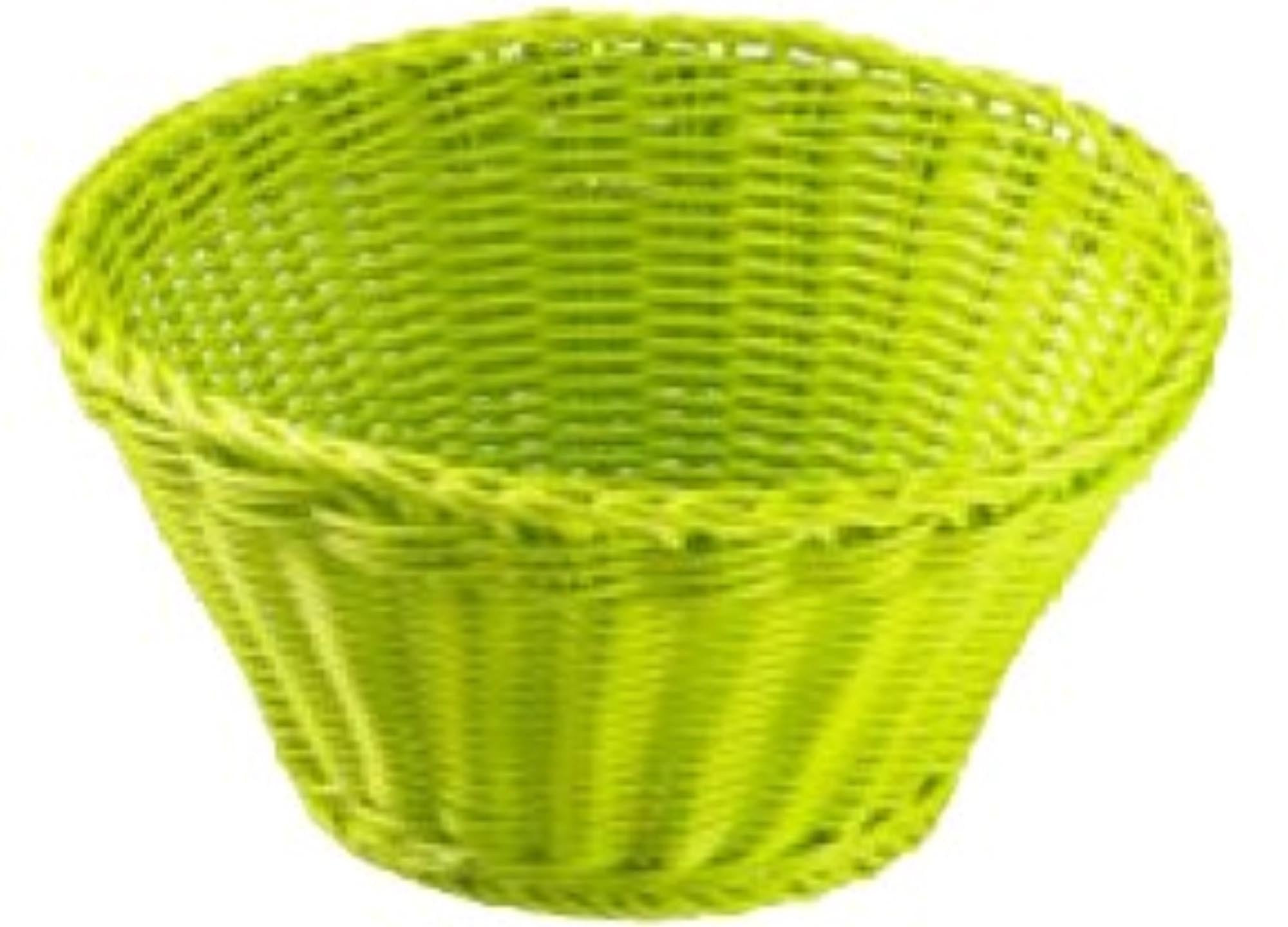 Entdecken Sie den runden Korb von Westmark in leuchtendem Lime (18x10cm) – ideal für Brot, Brötchen und Snacks. Hochwertig, pflegeleicht und stapelbar!