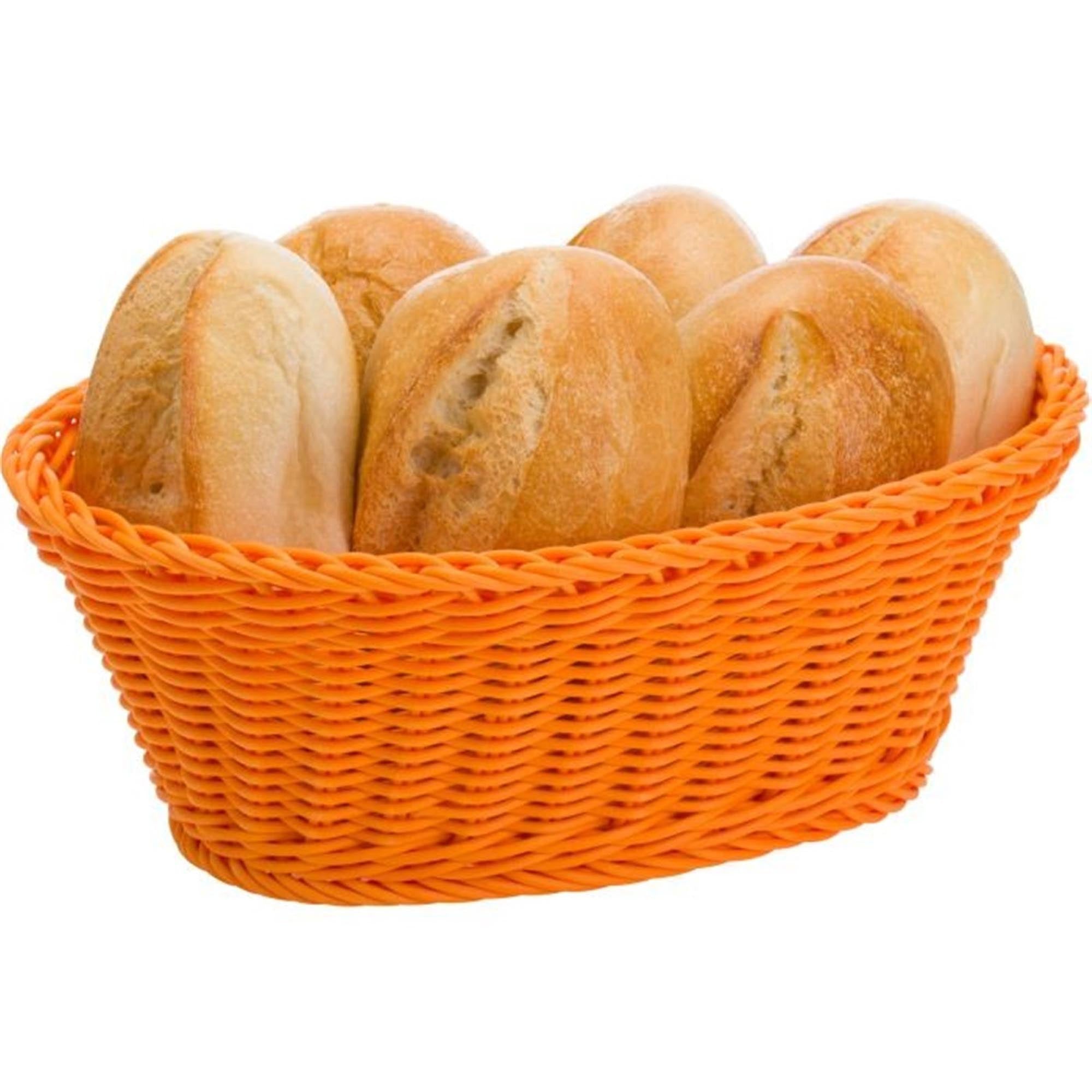 Ovaler Korb in Orange, Masse 26x18,5x9 cm, ideal für Haushalt und Küche, von Westmark, praktisch und stilvoll.