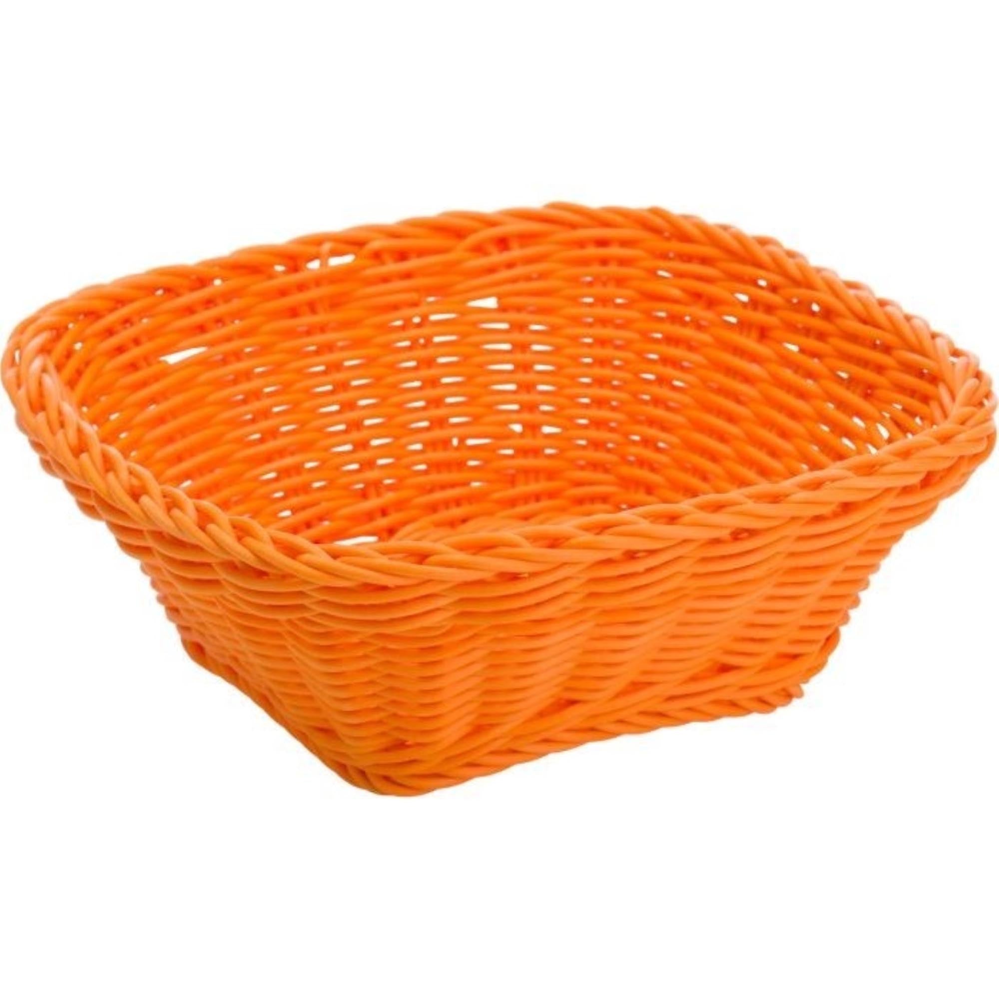 Entdecken Sie den quadratischen, orangefarbenen Korb von Westmark (23x23x9 cm) – ideal für Brote, Snacks und Obst. Hochwertiges Polypropylen, pflegeleicht und lebensmittelecht. Bringen Sie Farbe und Ordnung in Ihre Küche!