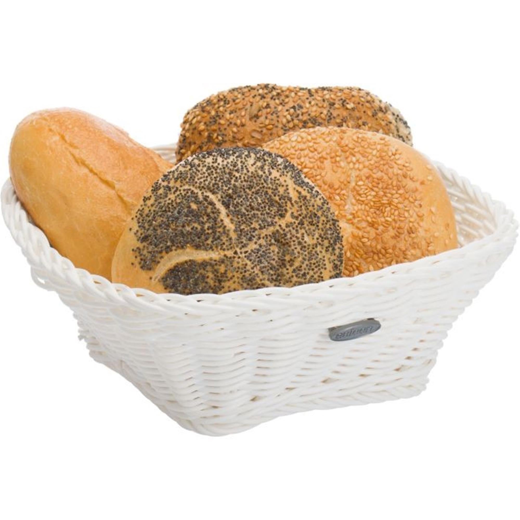 Quadratischer Korb von Westmark, weiss, 23x23x9 cm, ideal für Aufbewahrung und Organisation, stilvoll und praktisch.