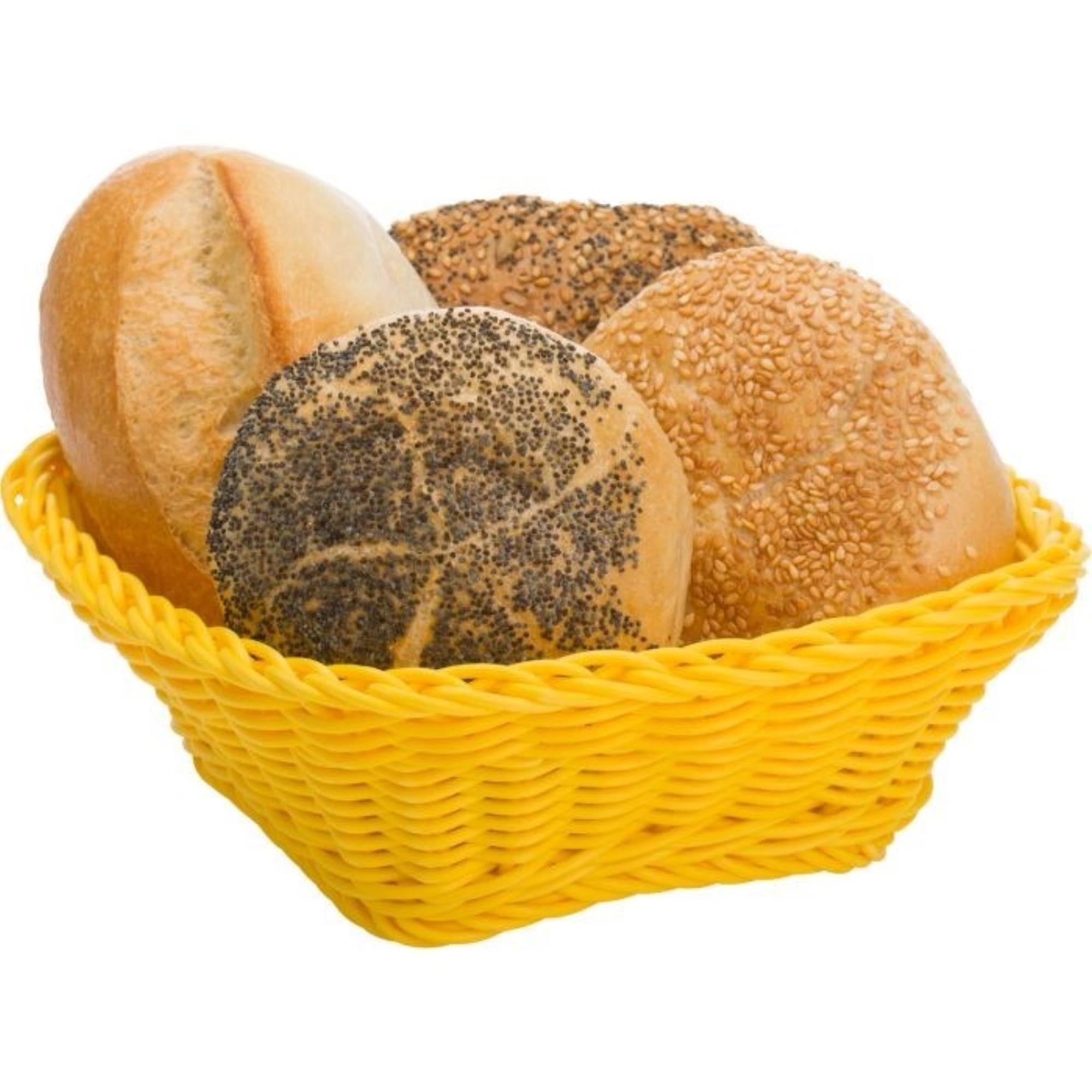 Praktischer quadratischer Korb von Westmark in z-gelb, 23x23x9cm, perfekt für stilvolle Aufbewahrung und Organisation.