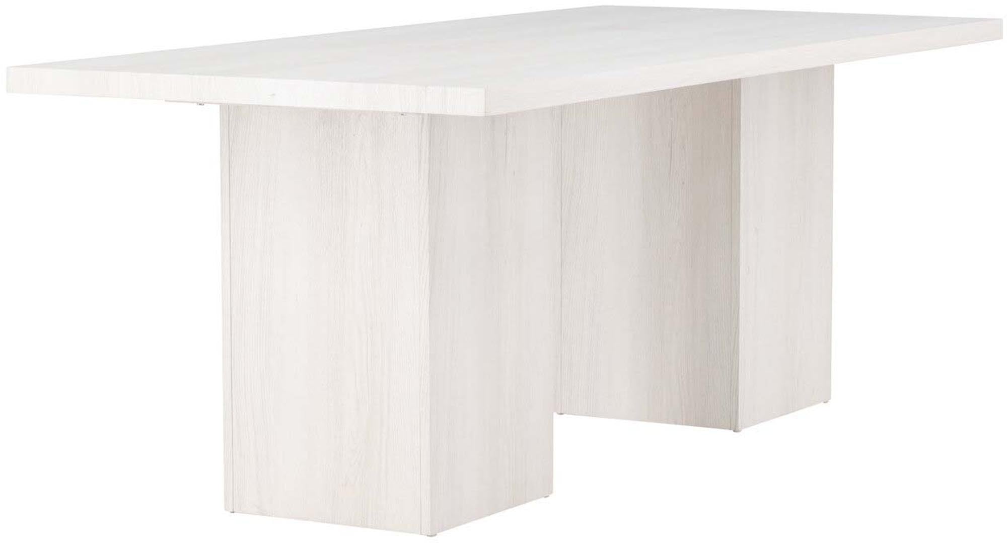 Erleben Sie den Olga Esstisch von Venture Home: Stilvolles skandinavisches Design, robuste MDF-Oberfläche und ideal für gesellige Zusammenkünfte.