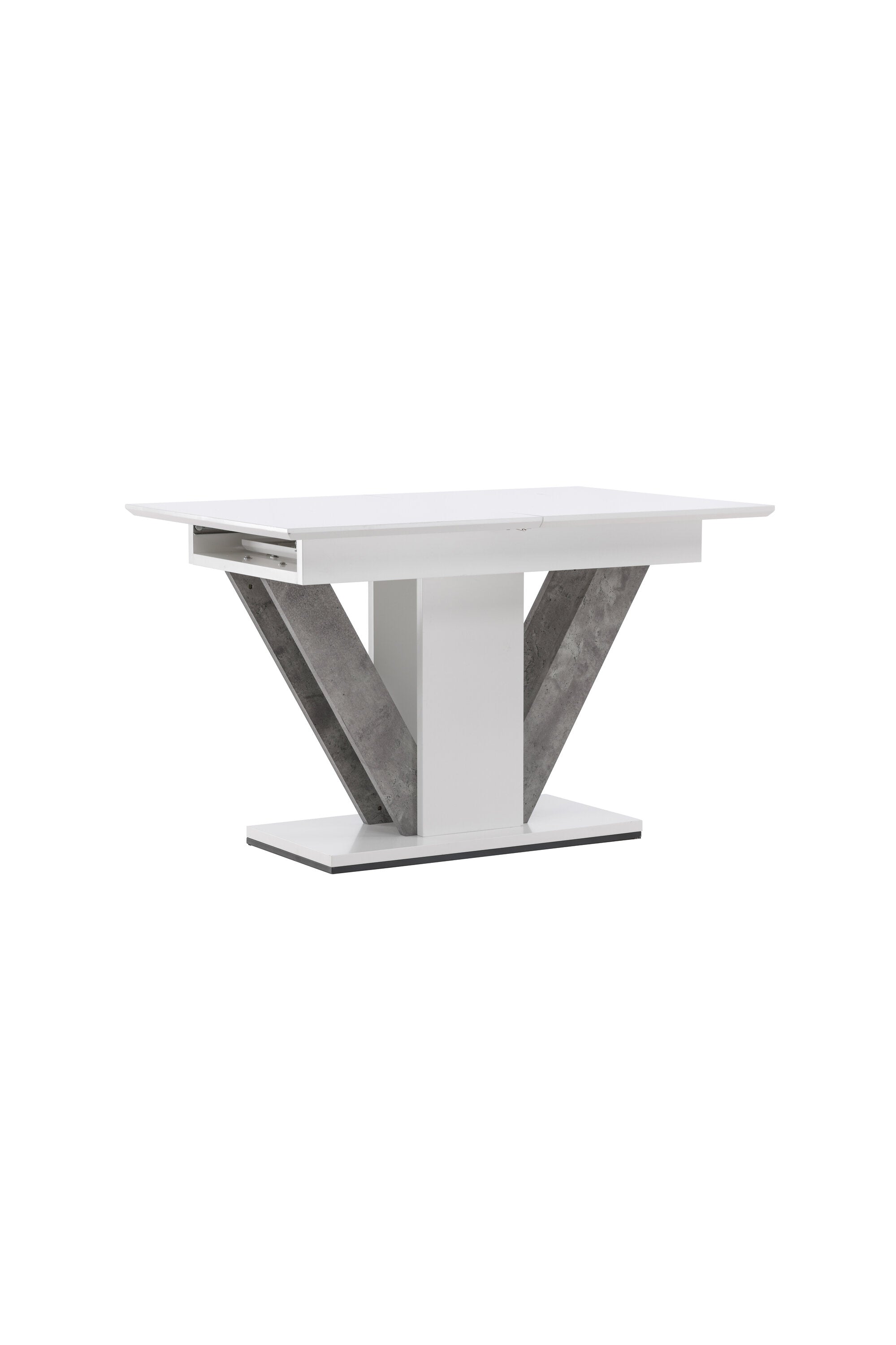 Disa Esstisch ausziehbar in Weiss präsentiert im Onlineshop von KAQTU Design AG. Esstisch ist von Venture Home