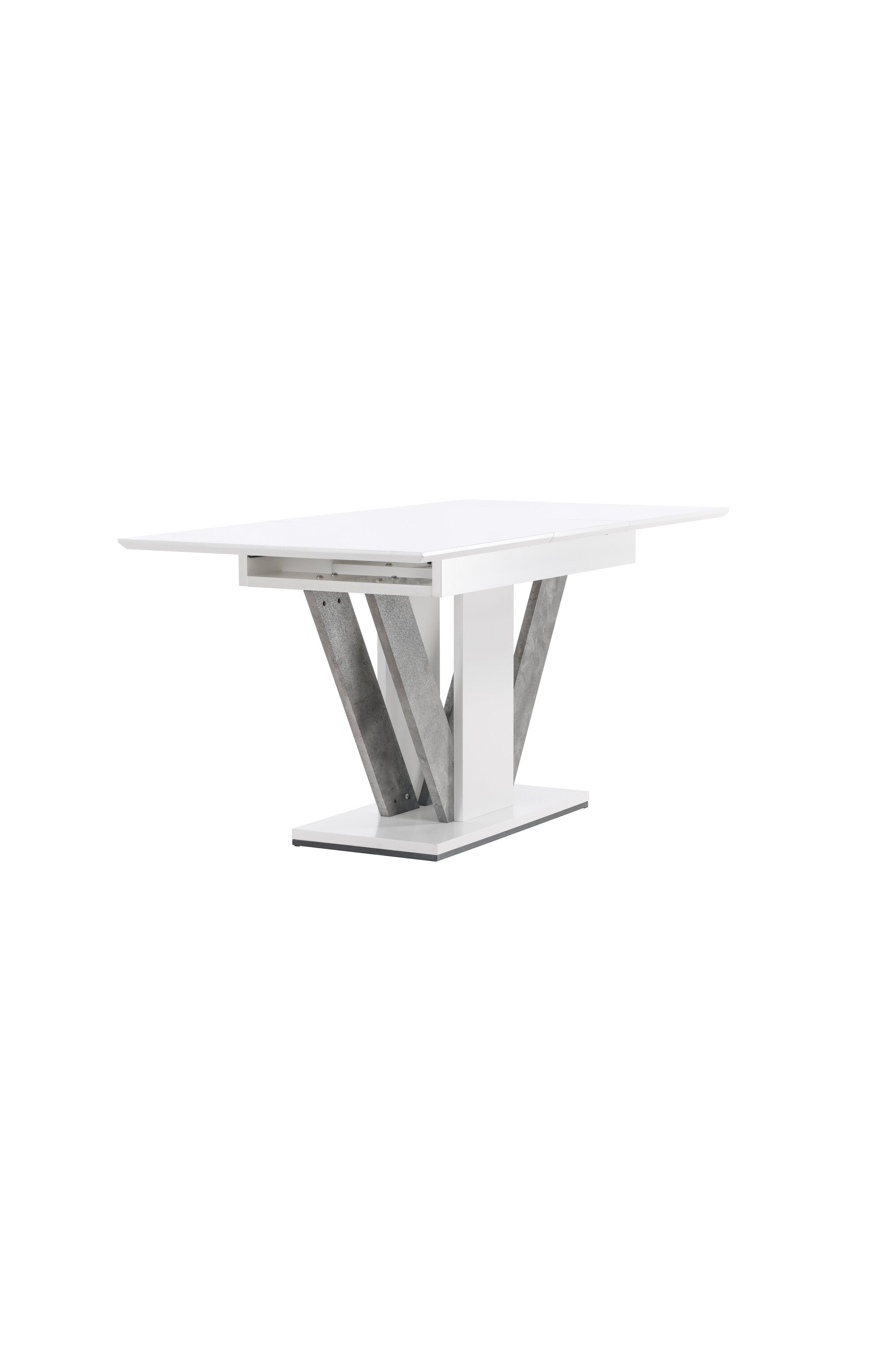 Disa Esstisch ausziehbar in Weiss präsentiert im Onlineshop von KAQTU Design AG. Esstisch ist von Venture Home