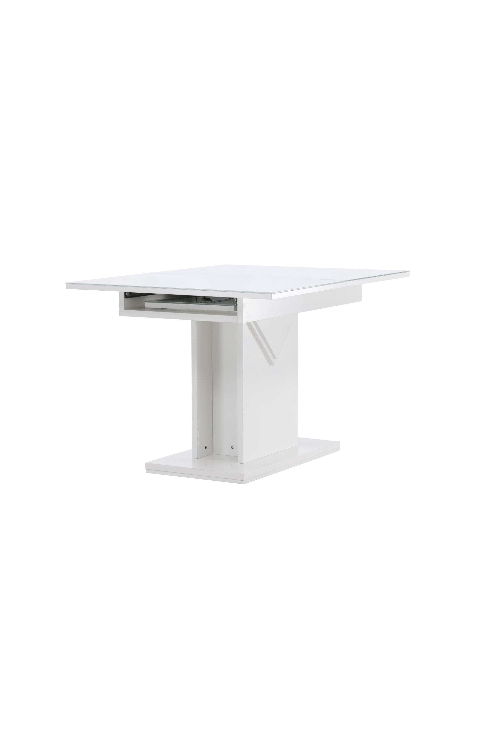 Pluto Tisch ausziehbar in Weiss präsentiert im Onlineshop von KAQTU Design AG. Esstisch ist von Venture Home