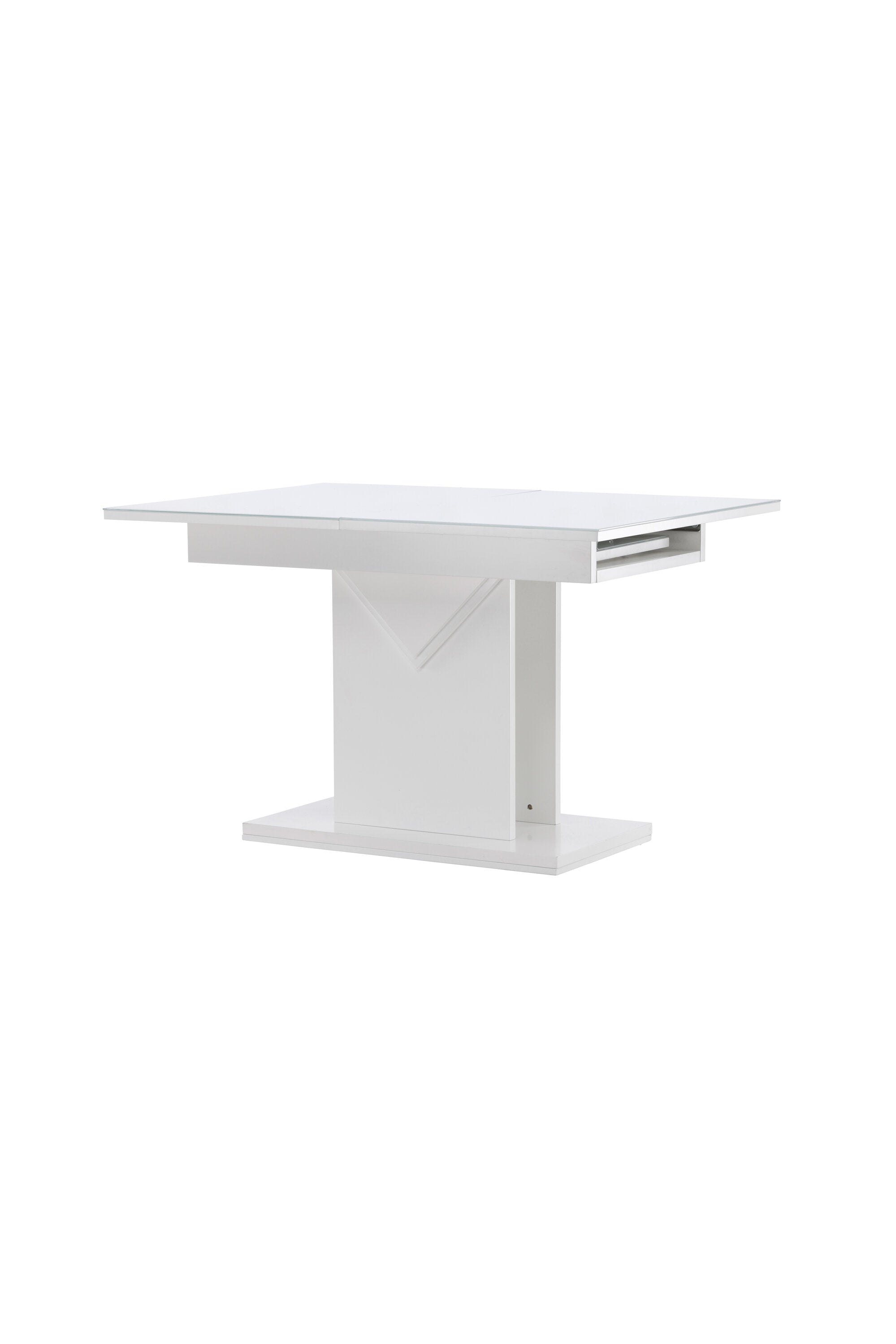 Pluto Tisch ausziehbar in Weiss präsentiert im Onlineshop von KAQTU Design AG. Esstisch ist von Venture Home