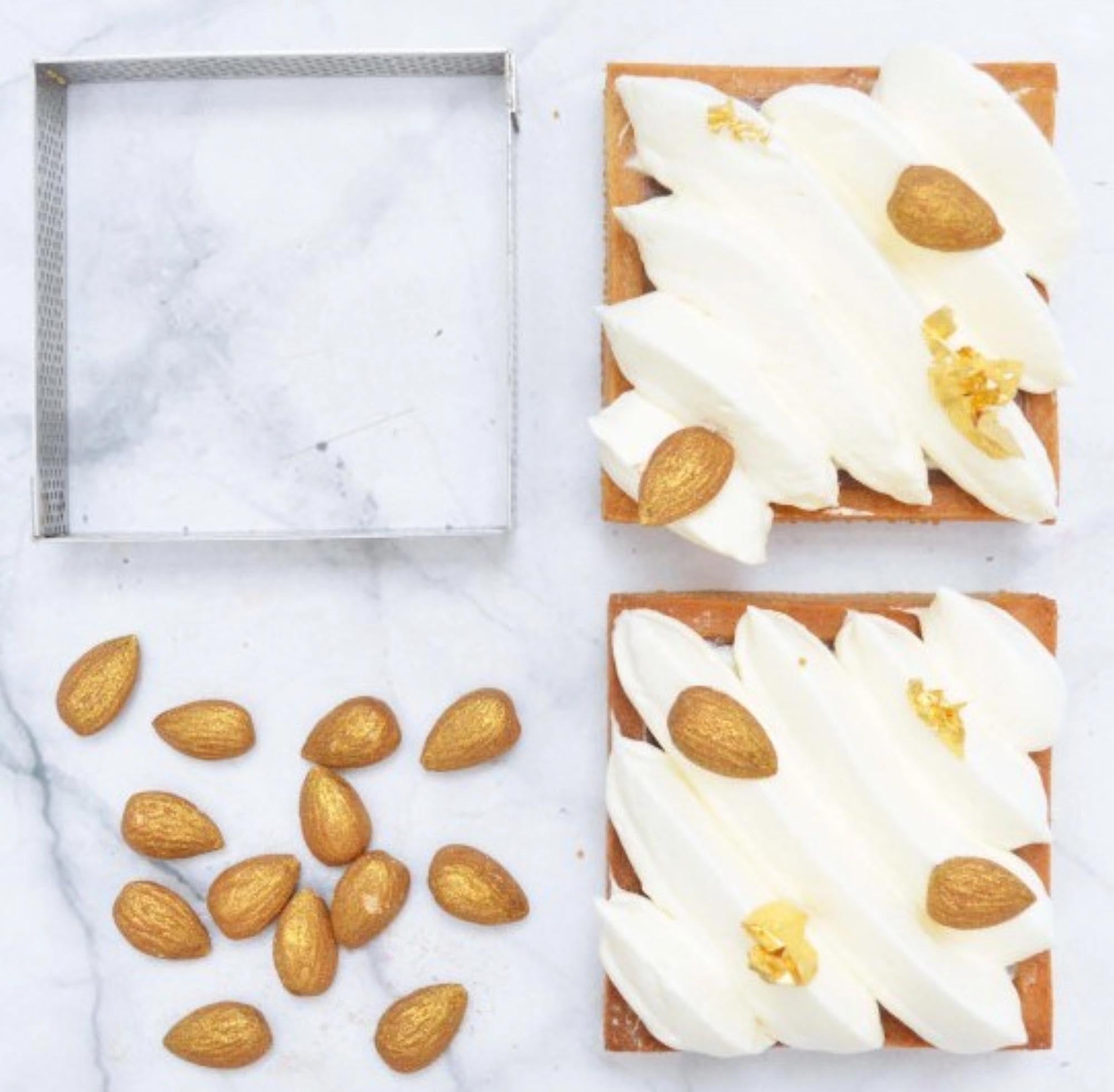 Quadratische Tortenringe 8x8cm: Perfekt für präzises Backen.