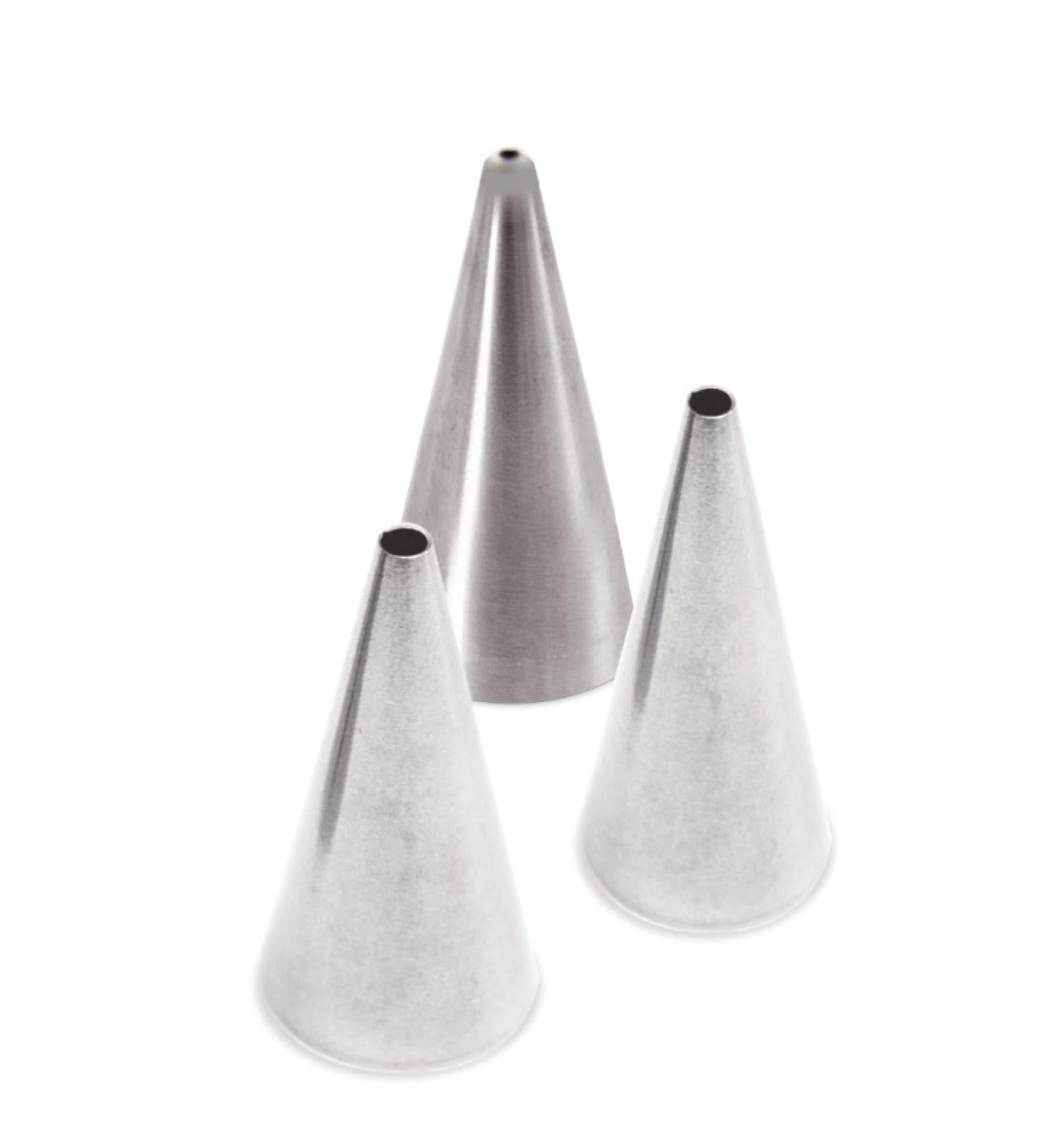 Perfekte Glasur mit Scrap Cooking Edelstahltüllen im 3er Set.