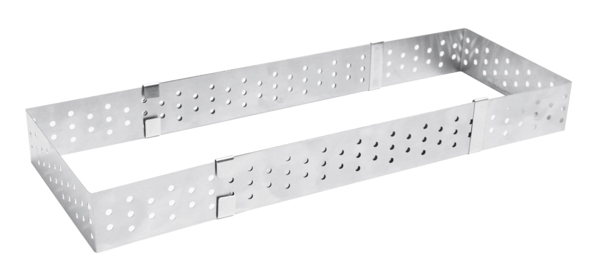 Erleben Sie die ausziehbare Edelstahlbackform von Scrap Cooking (22-24cm, H3cm). Ideal für Kuchen und Torten, sorgt für perfekte Ergebnisse und ist pflegeleicht.