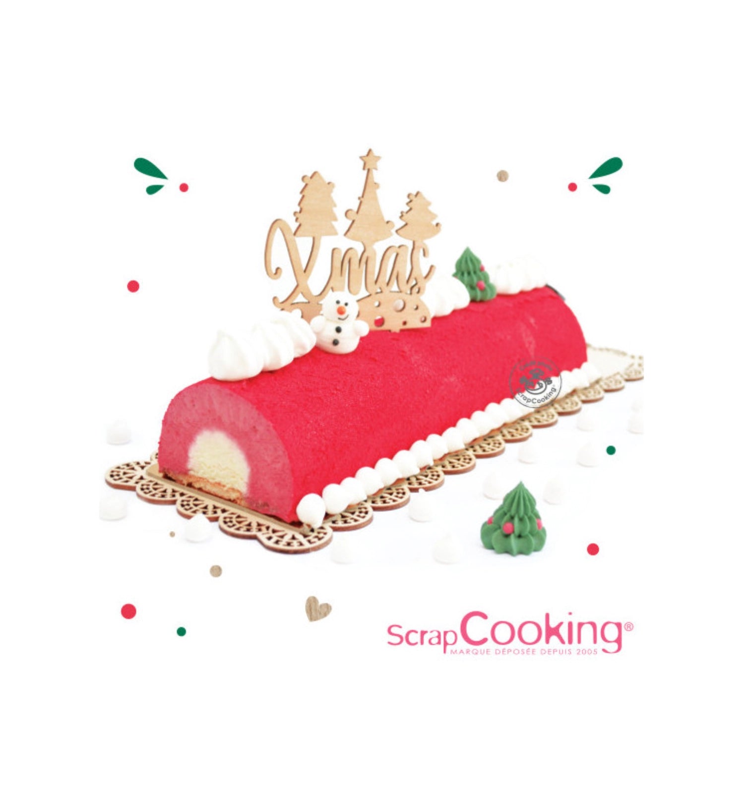 Die Scrap Cooking Biskuitrolle ist die perfekte Kunststoffform für kreative Backprojekte. Hitzebeständig und leicht zu reinigen, zaubert sie mühelos köstliche Desserts.