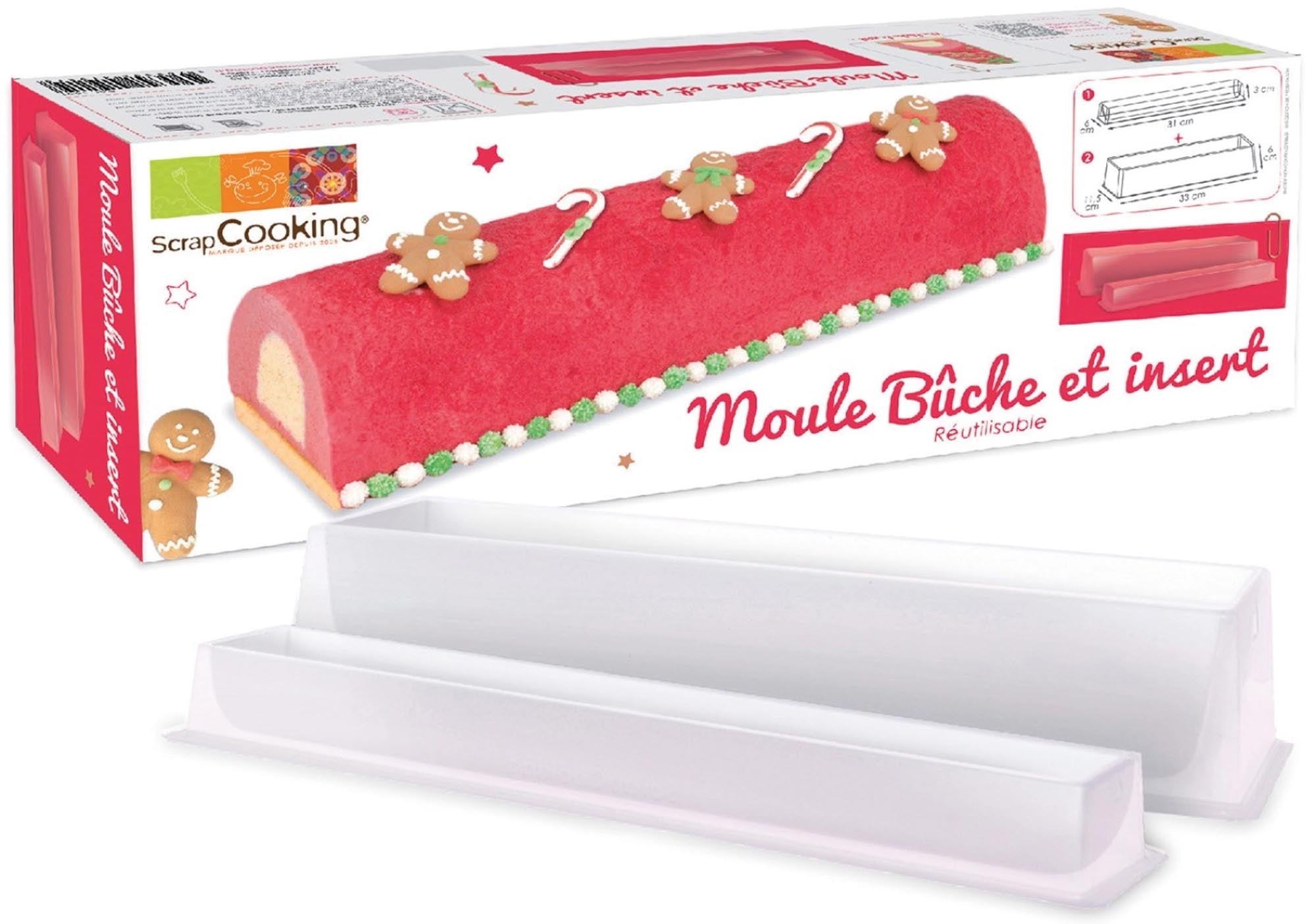 Entdecken Sie die Scrap Cooking Biskuitrolle: hitzebeständige Kunststoffform für perfekte Biskuitrollen und Parfaits. Ideal für kreative Desserts!