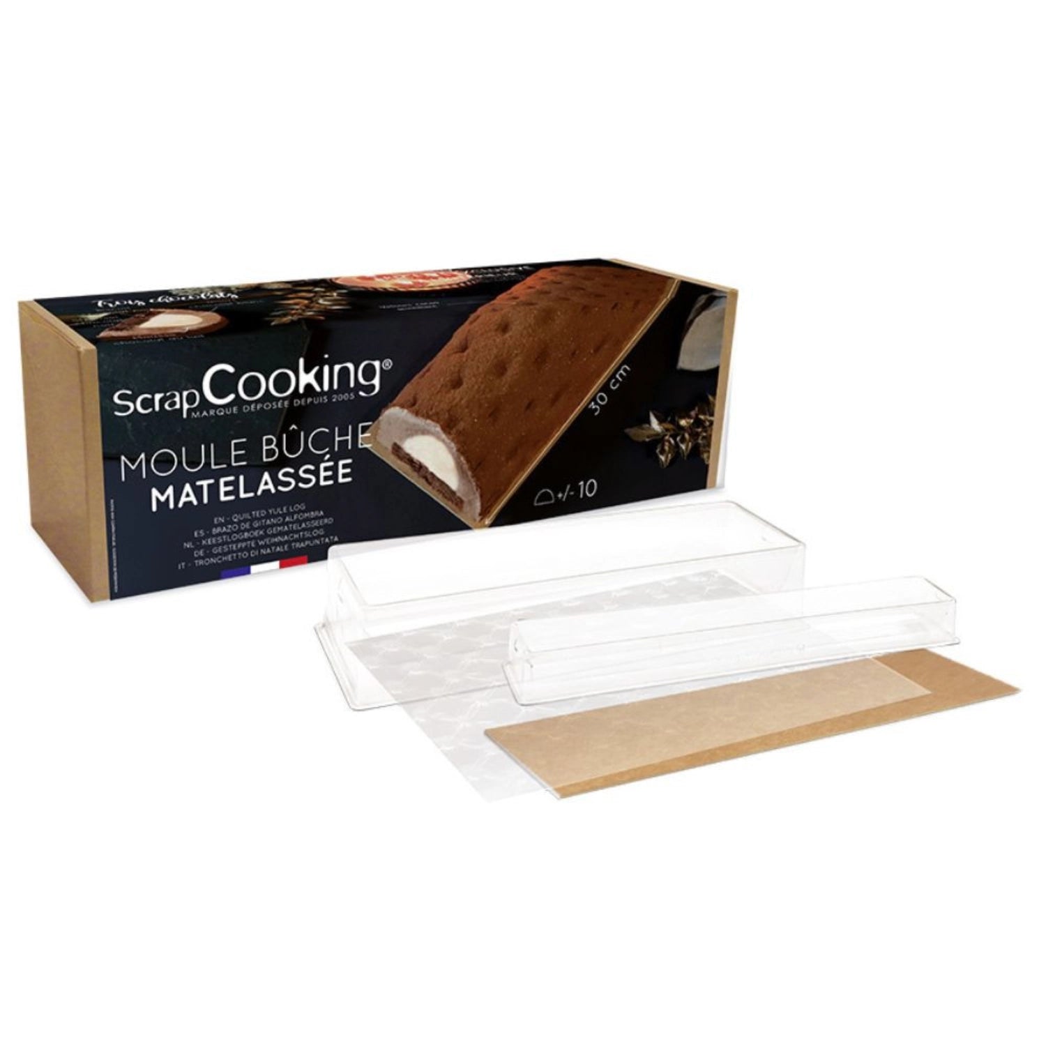 4-teiliges Backform-Stepp-Set von Scrap Cooking, ideal für kreative Backprojekte, langlebig und vielseitig einsetzbar.