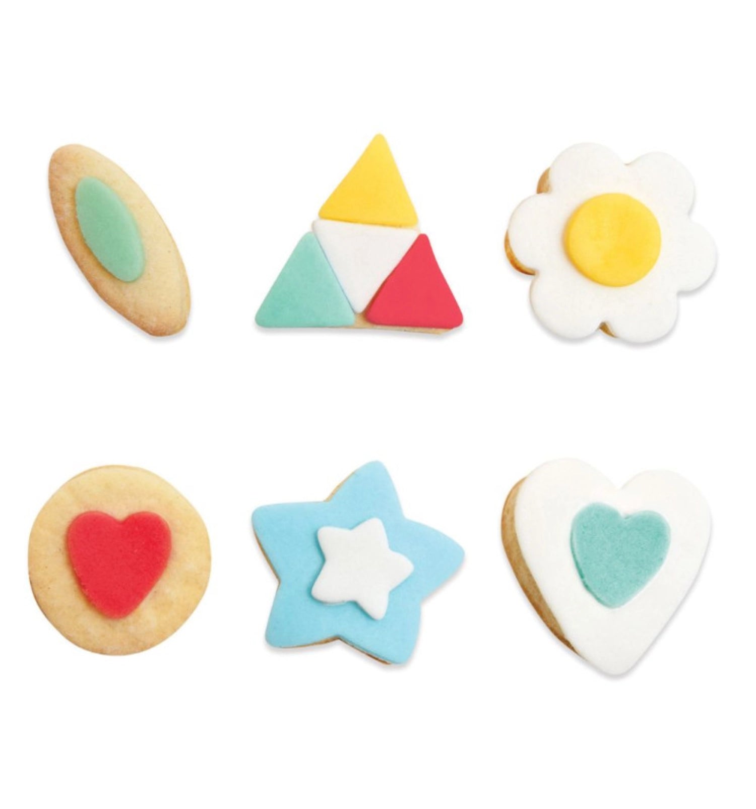 Vielseitiges 18-teiliges Ausstechformen-Set aus Edelstahl von Scrap Cooking, ideal für das kreative Backen von Mini-Keksen und Dekorationen.