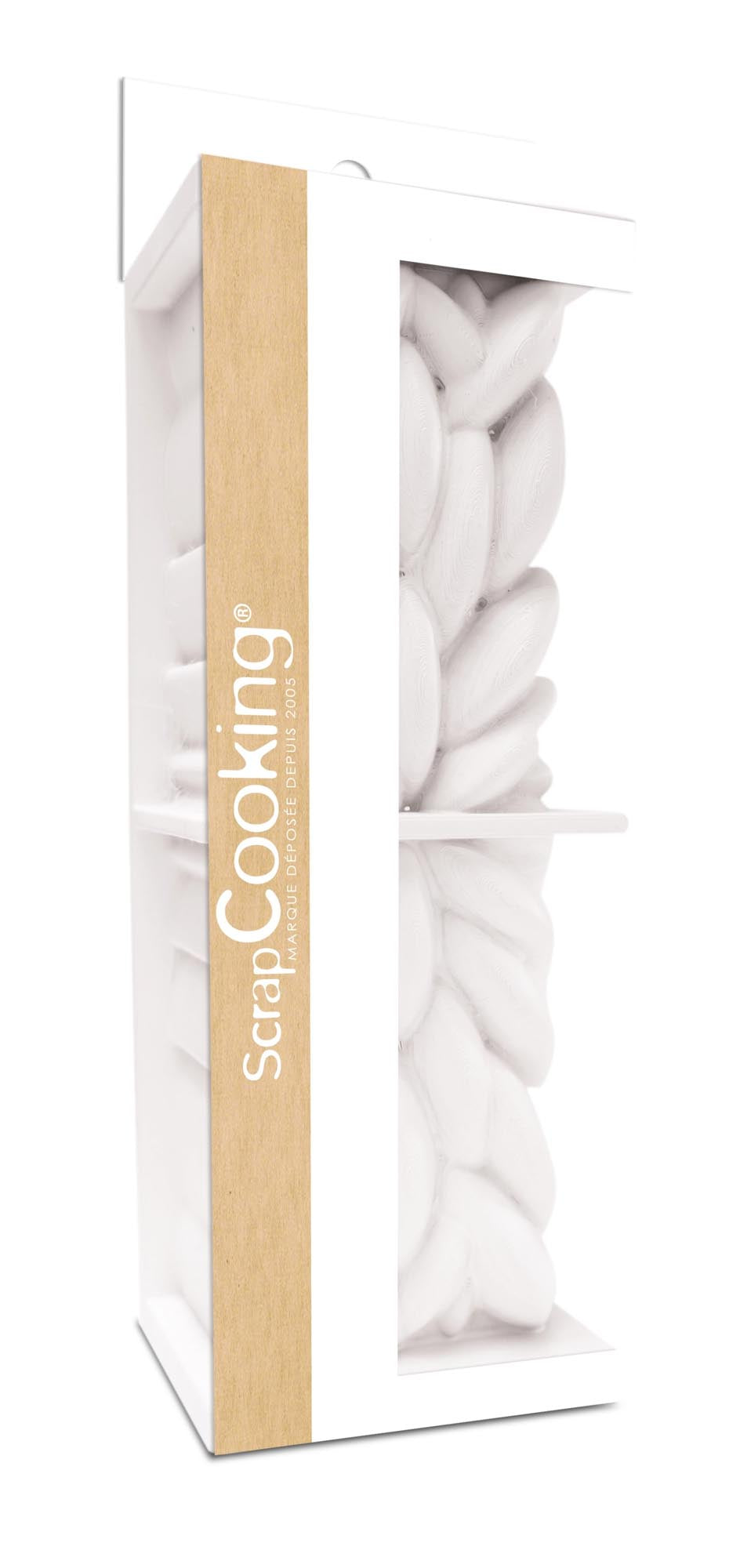 Kreieren Sie beeindruckende Bûche-Kuchen mit der 3D Silikonform L21cm von Scrap Cooking – antihaftend, spülmaschinenfest, hitzebeständig.