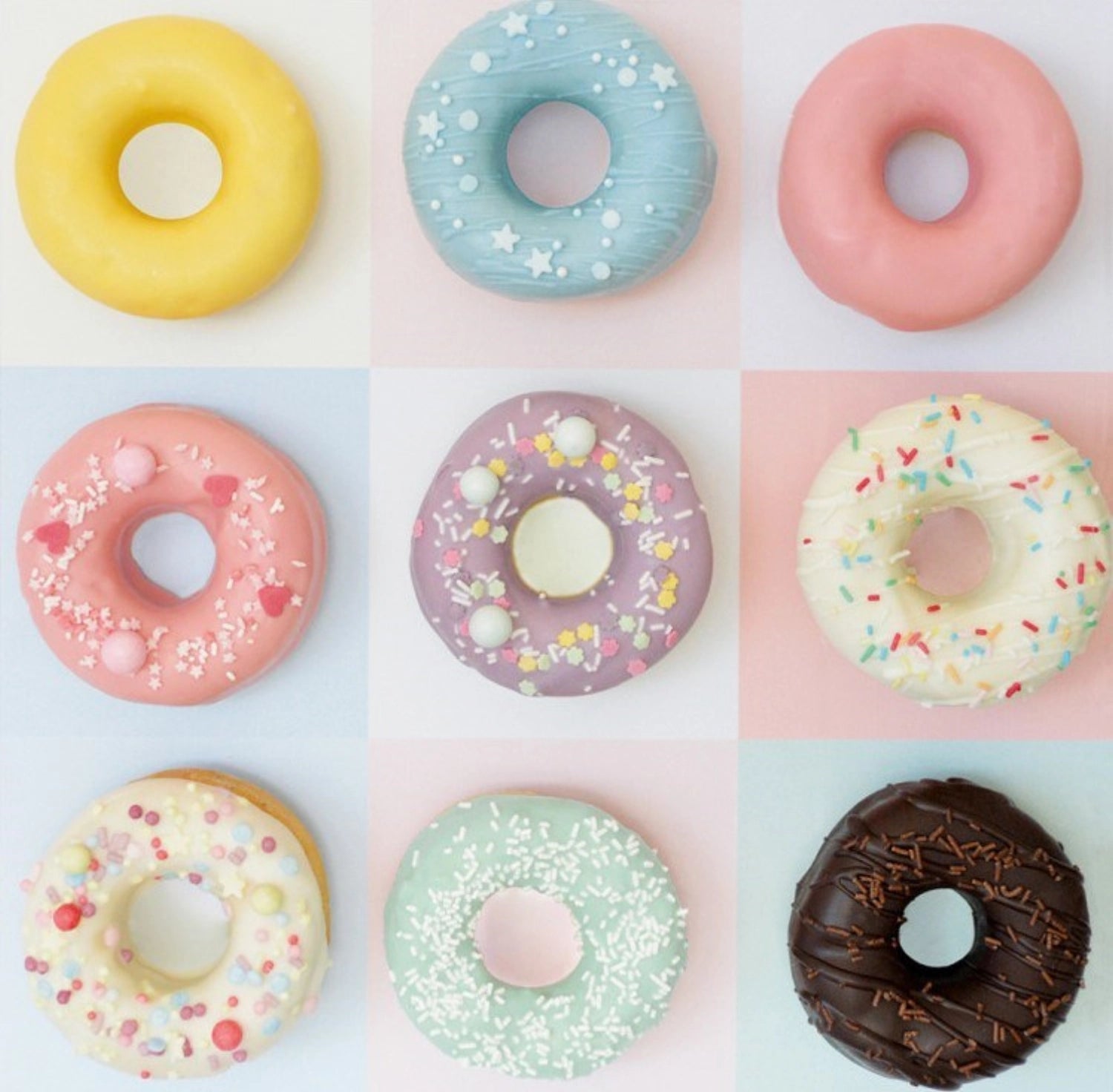 Set of 6 silicone mold donuts