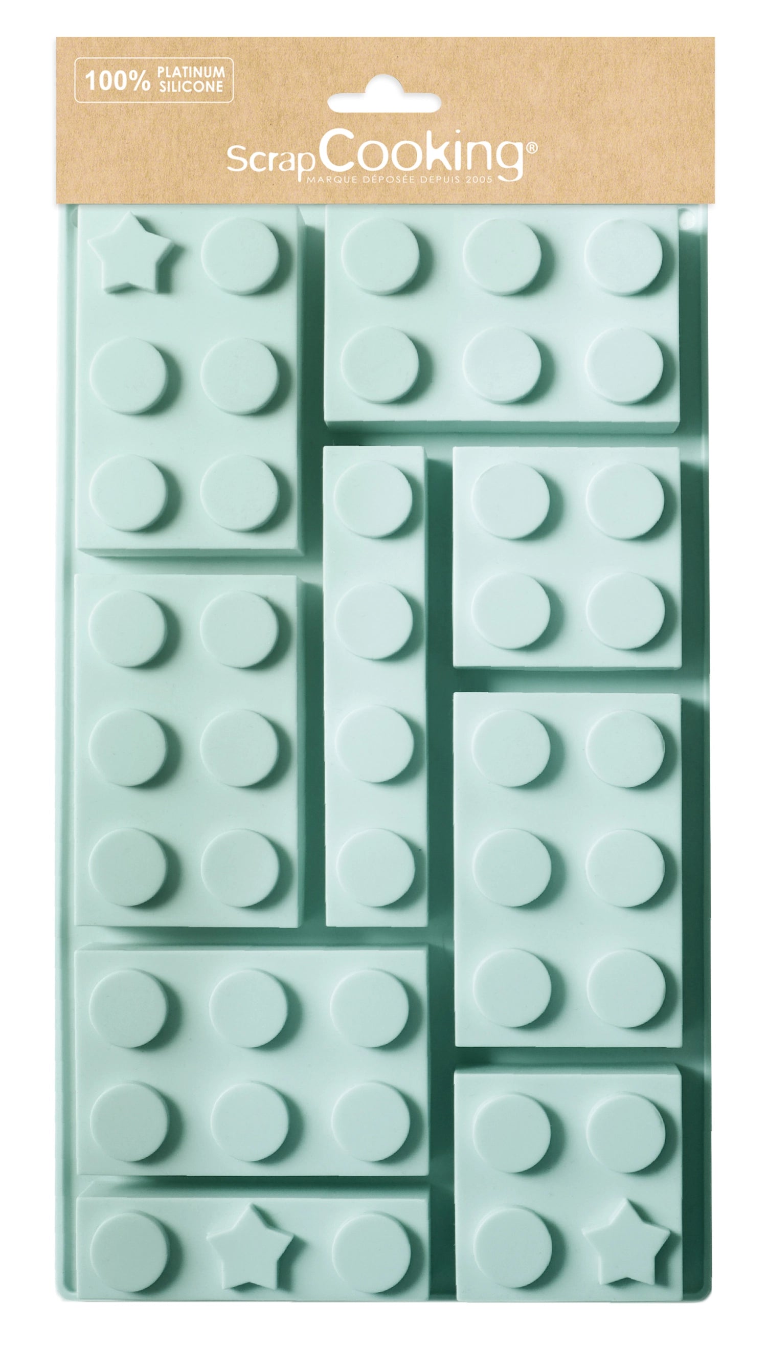 Entdecken Sie die Silikonbackform Ziegelsteine von Scrap Cooking – ideal für kreative Backideen! Antihaftbeschichtet, hitzebeständig und leicht zu reinigen.