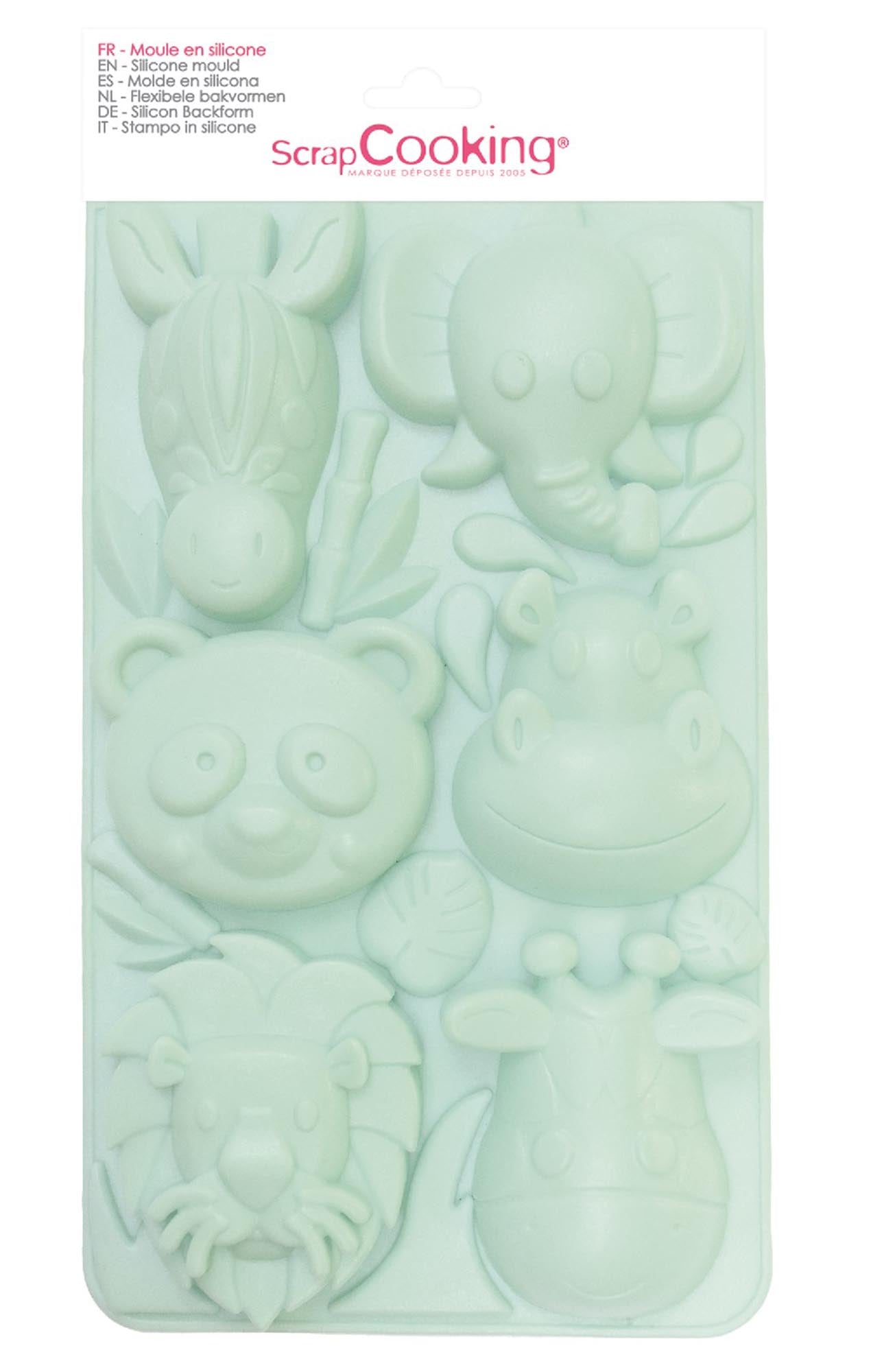 Die Silikonbackform Jungle von Scrap Cooking begeistert mit ihrem flexiblen Design, einfacher Reinigung und vielseitigen Einsatzmöglichkeiten für kreative Backprojekte!