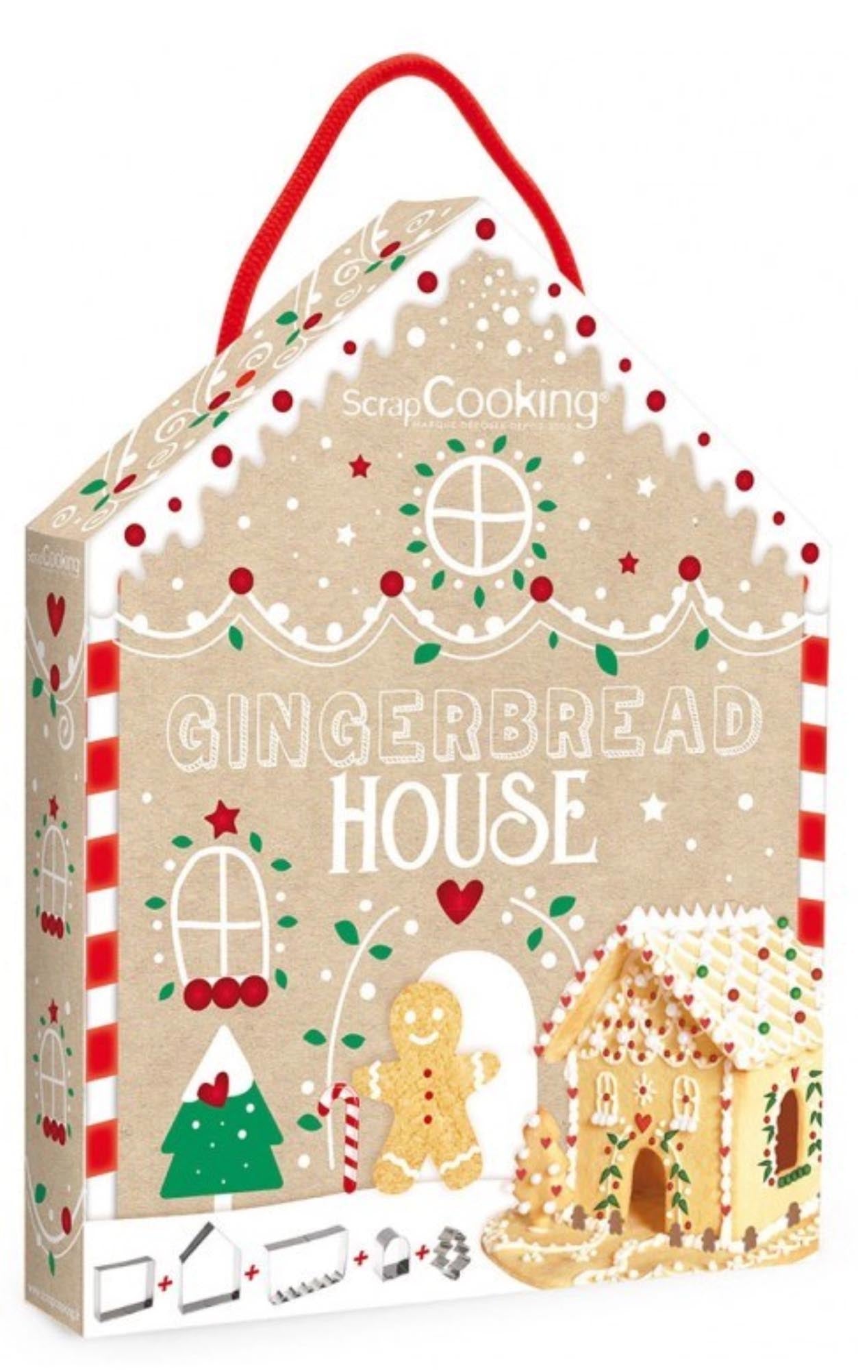 Entdecken Sie das ScrapCooking 5-tlg. Set Ausstecher Lebkuchenhaus – ideal für kreative Weihnachtsbäckerei! Hochwertige Edelstahl-Ausstecher für perfekte Lebkuchenhäuser.