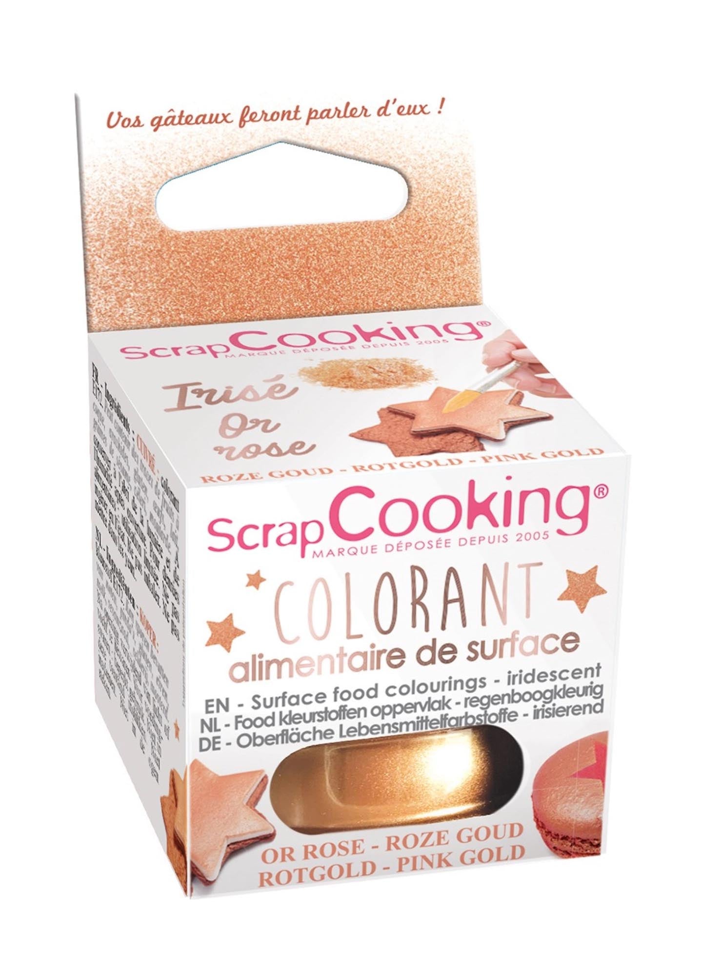 Glitzernder Kupferpuder für festliche Backkunst: Veredeln Sie Torten, Muffins und mehr mit Scrap Cooking's essbarem Glitzer.