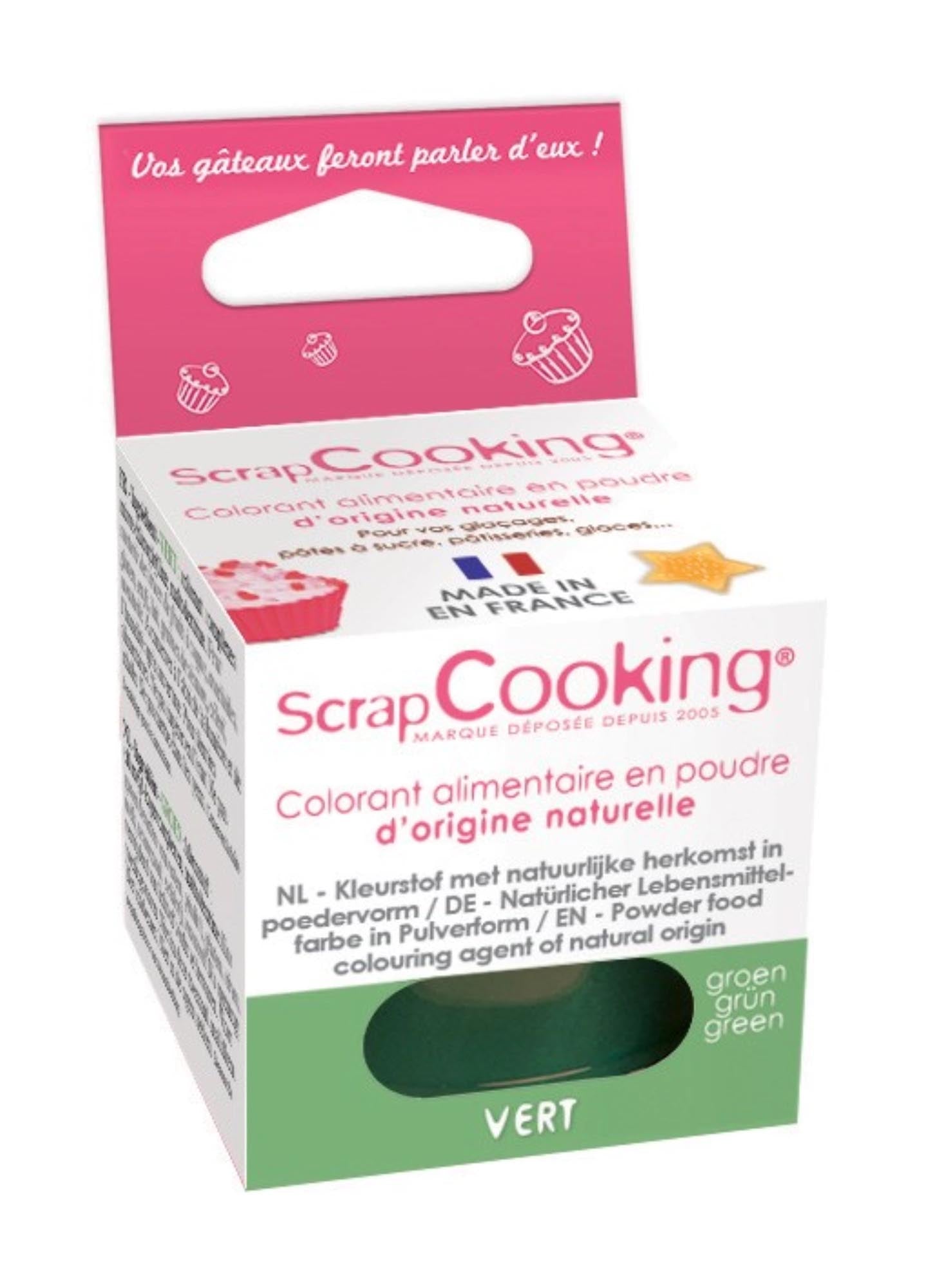 Entdecken Sie das Natur Farbpulver grün von Scrap Cooking! Ideal für gesunde, farbenfrohe Speisen und Backwaren. Vegan, glutenfrei und vielseitig einsetzbar.