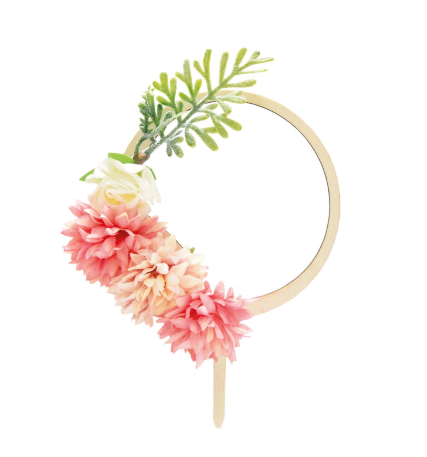 Eleganter Cake Topper mit Boho-Blumen-Design, ideal für kreative Torten und besondere Anlässe, von Scrap Cooking.
