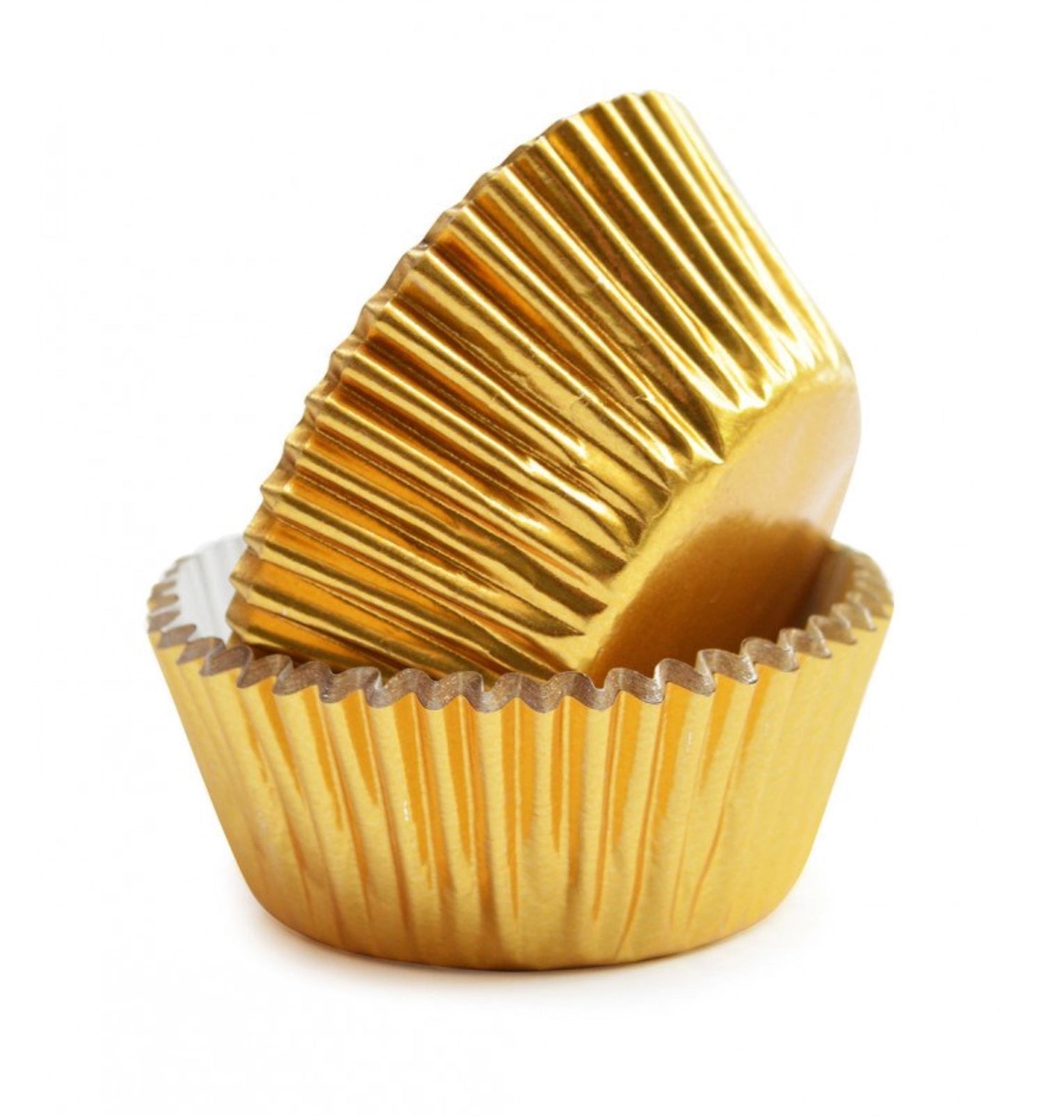Goldene Cupcake Formen von Scrap Cooking, 48 Stück, ideal für festliche Anlässe und kreative Backprojekte. Perfekt für Muffins und Cupcakes!