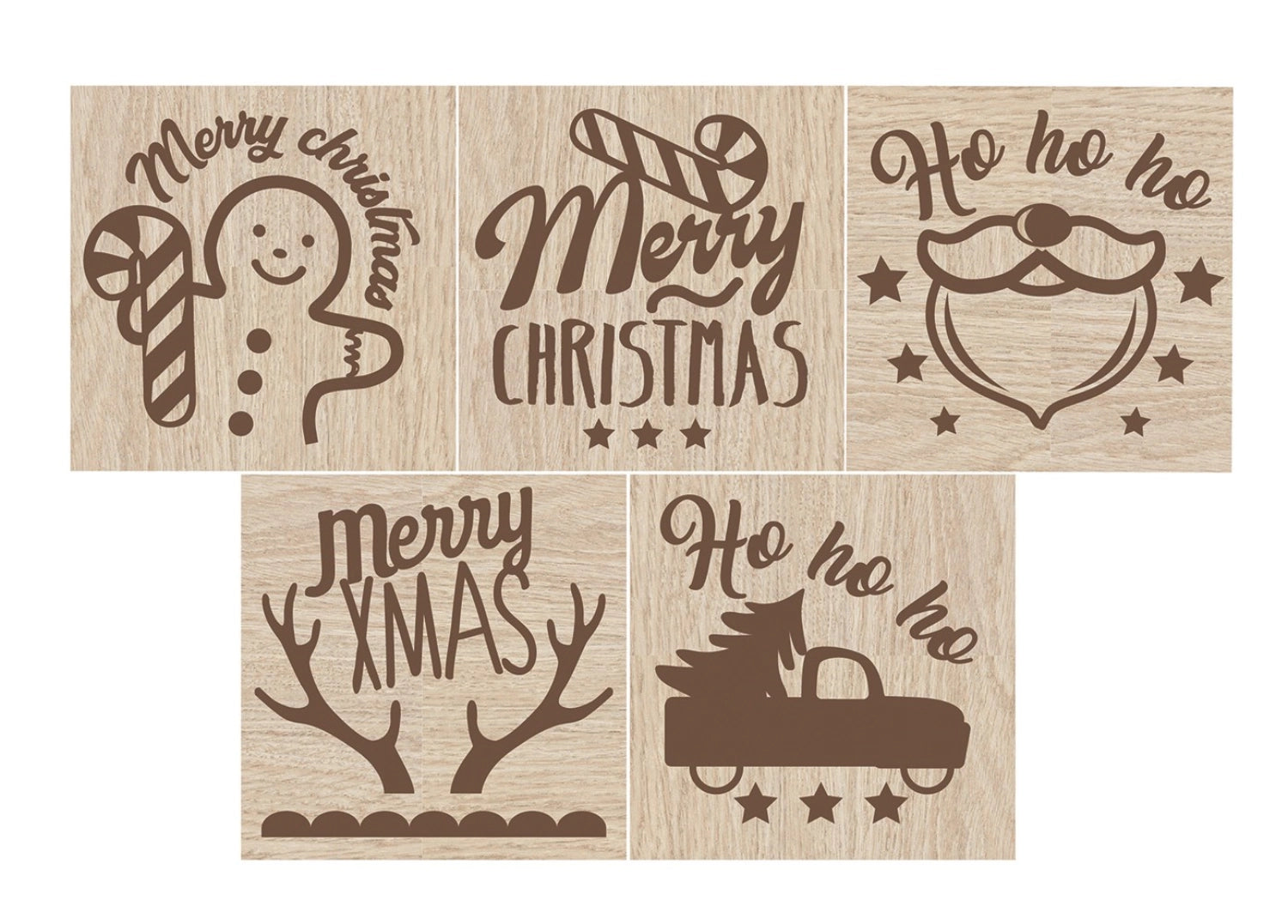 Würfelförmiger Cookie Stamp und Ausstecher für originelle Weihnachtskekse. Ideal für kreative Backideen und festliche Anlässe.