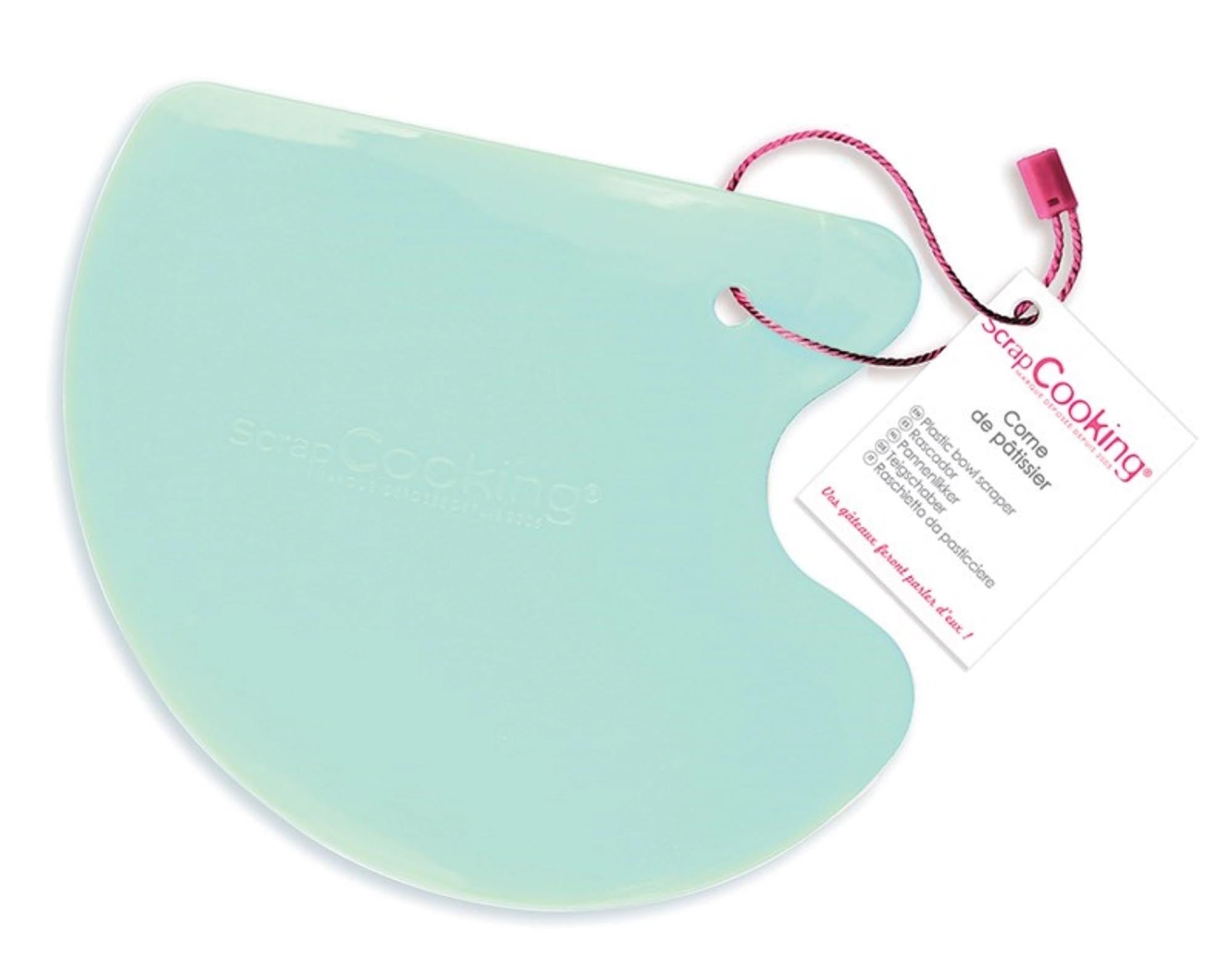 Teigschaber mintgrün 11.8x14.5cm von Scrap Cooking, perfekt zum Backen.