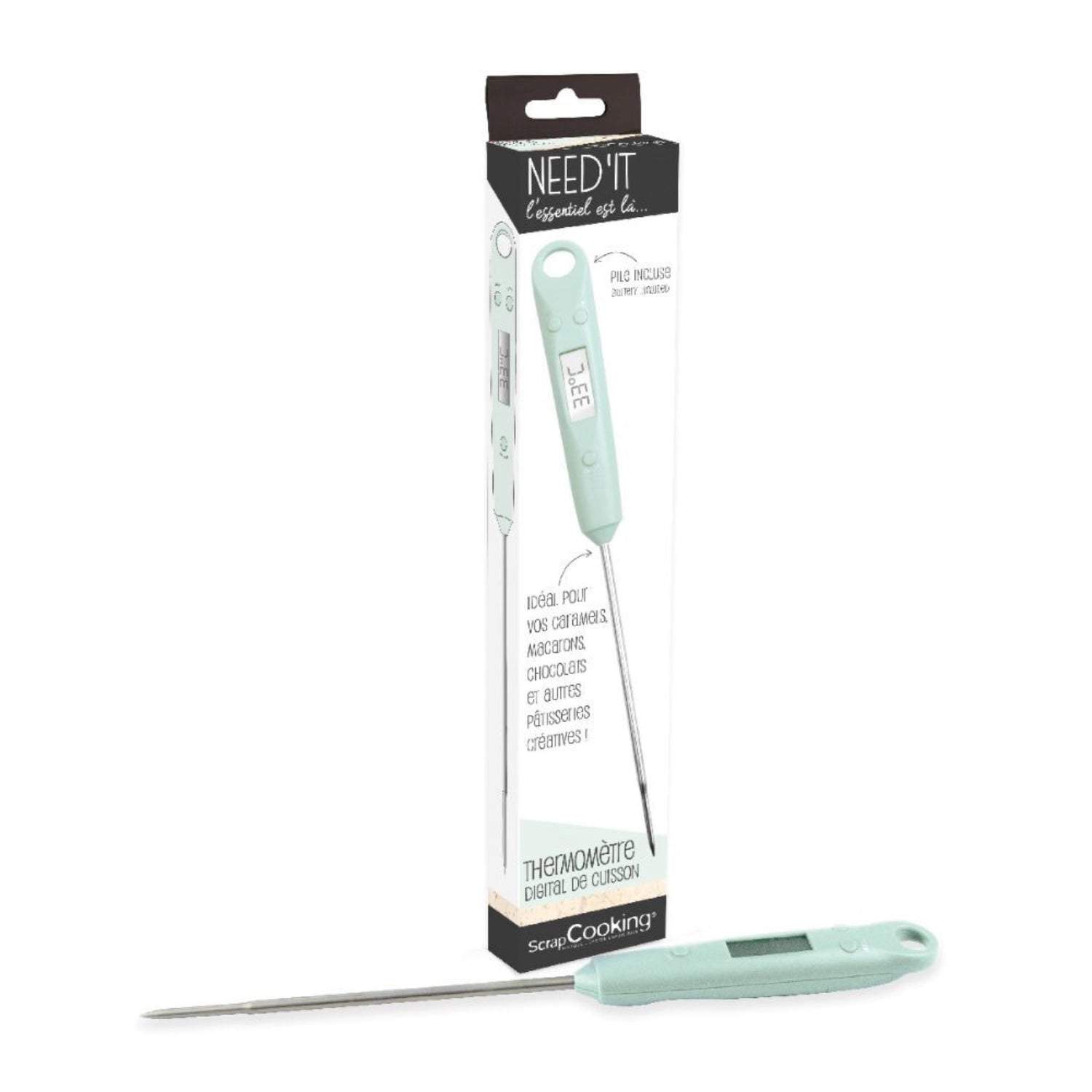 Lebensmittel Thermometer inkl. Batterie