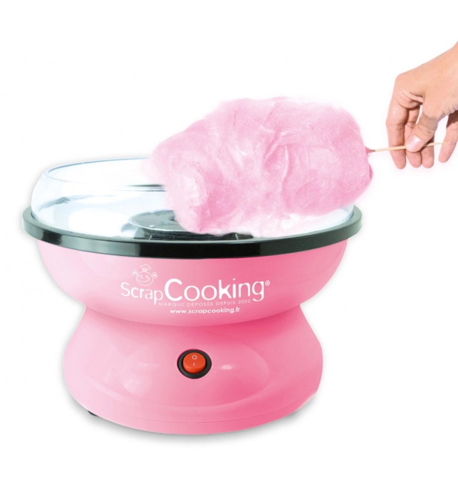 25 Zuckerwatte-Sticks von Scrap Cooking, ideal für kreative Desserts und festliche Anlässe, um köstliche Zuckerwatte selbst zu machen.