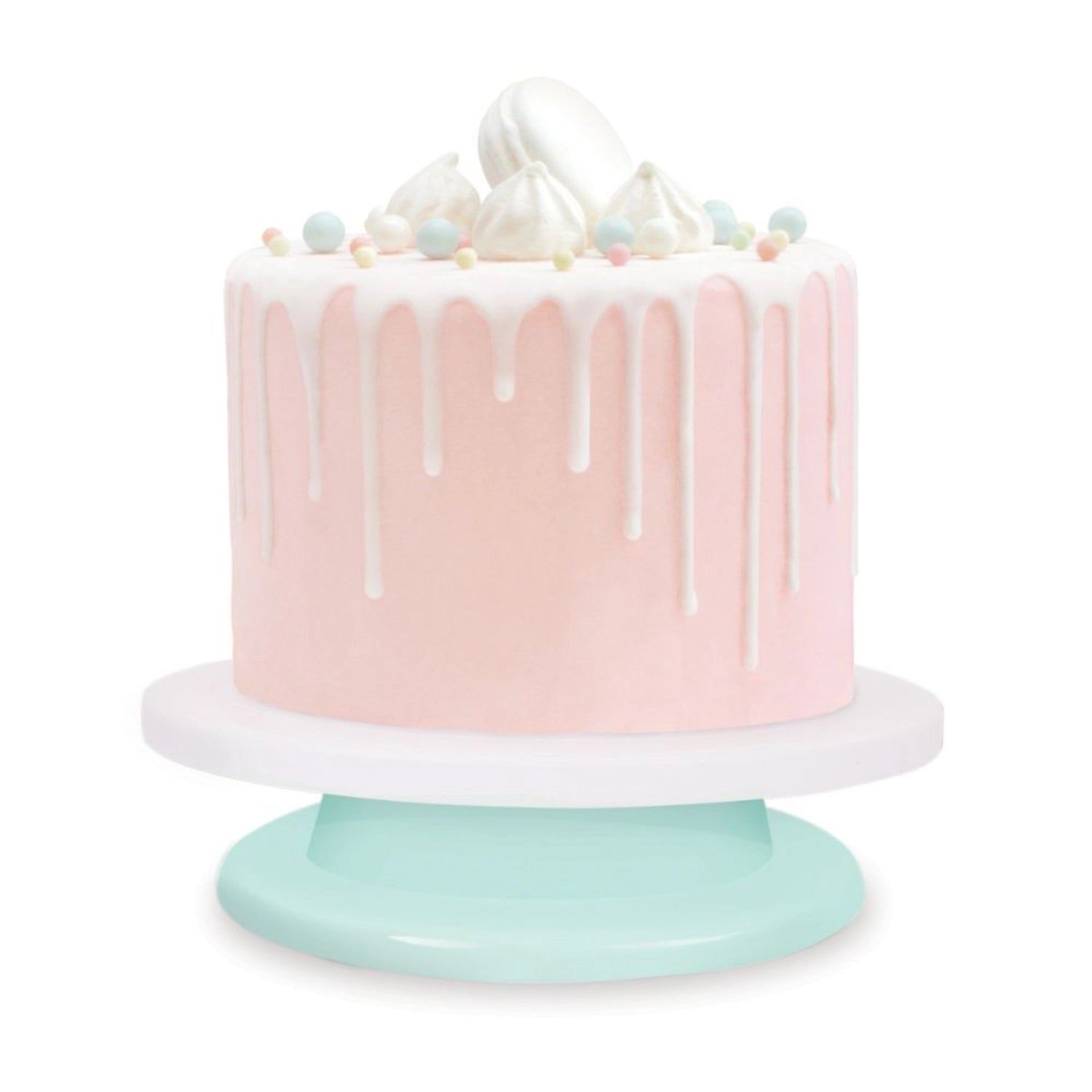 Drehbarer Kuchenständer mit einem Durchmesser von 28 cm, ideal für die ansprechende Präsentation von Torten und Gebäck.