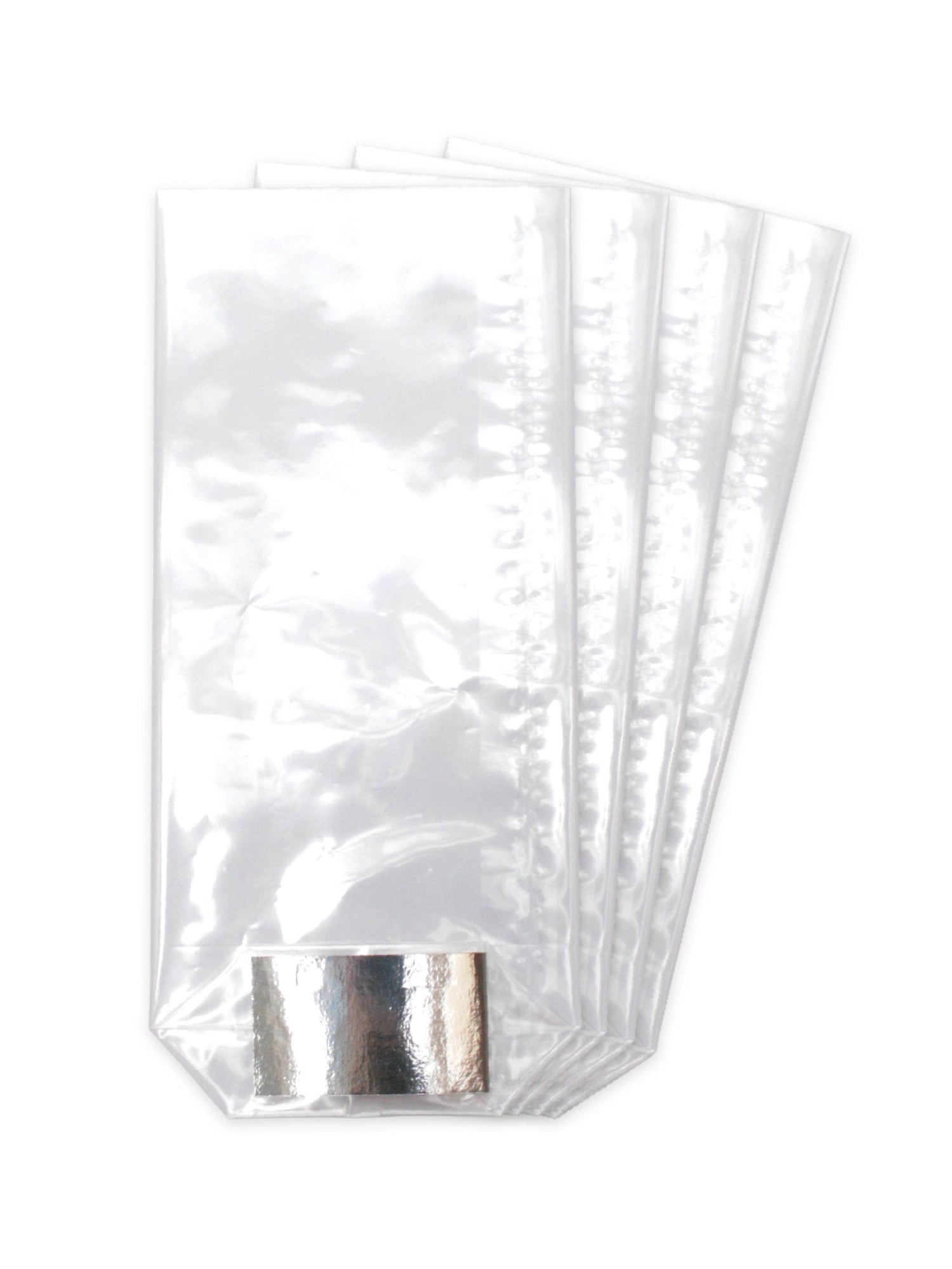 Set aus 4 transparenten Konditortüten von Scrap Cooking, ideal für kreative Tortendekoration und Backprojekte.